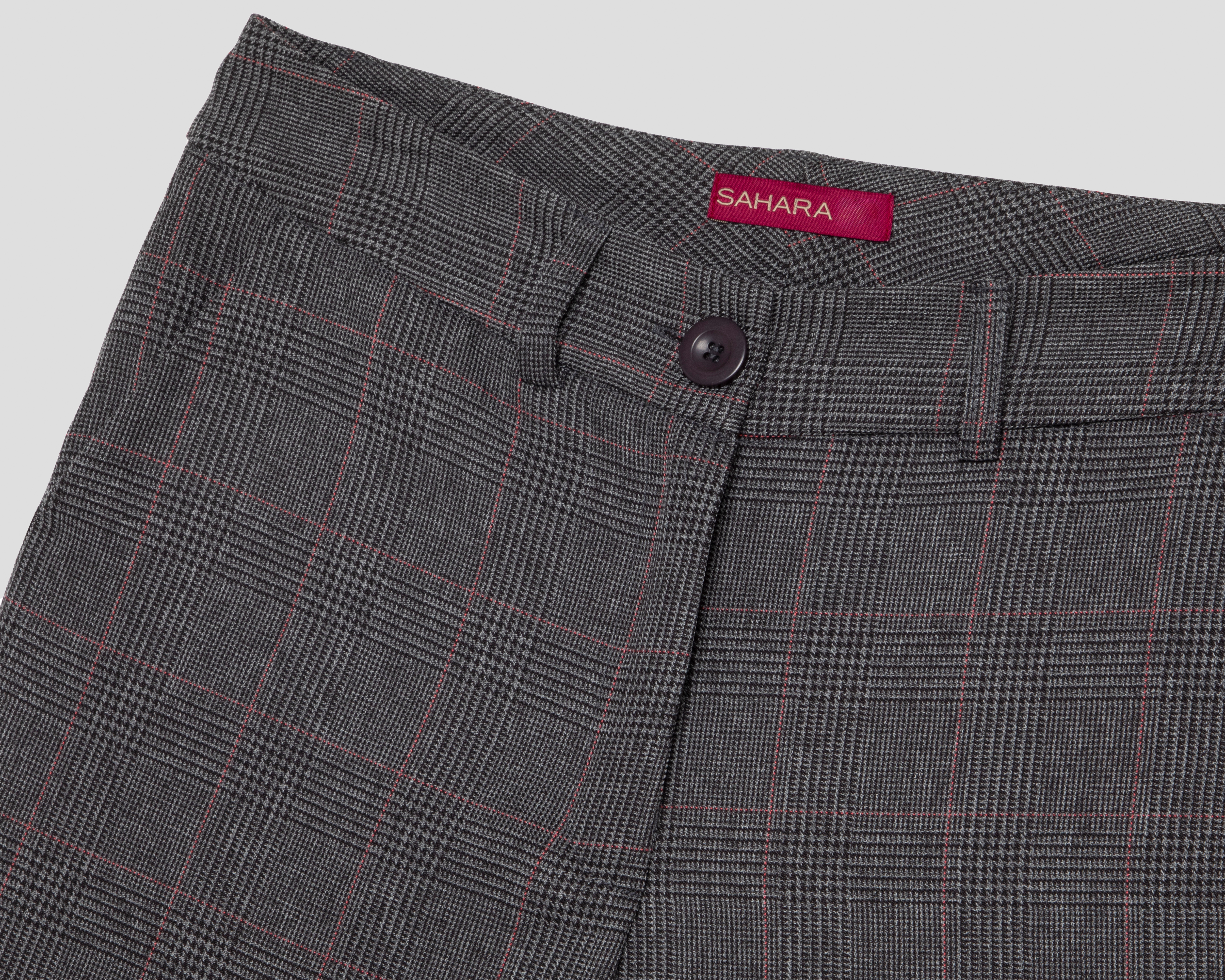 Foto 4 pulgar | Foto 3 | Pantalón Casual Sahara Gris para Mujer