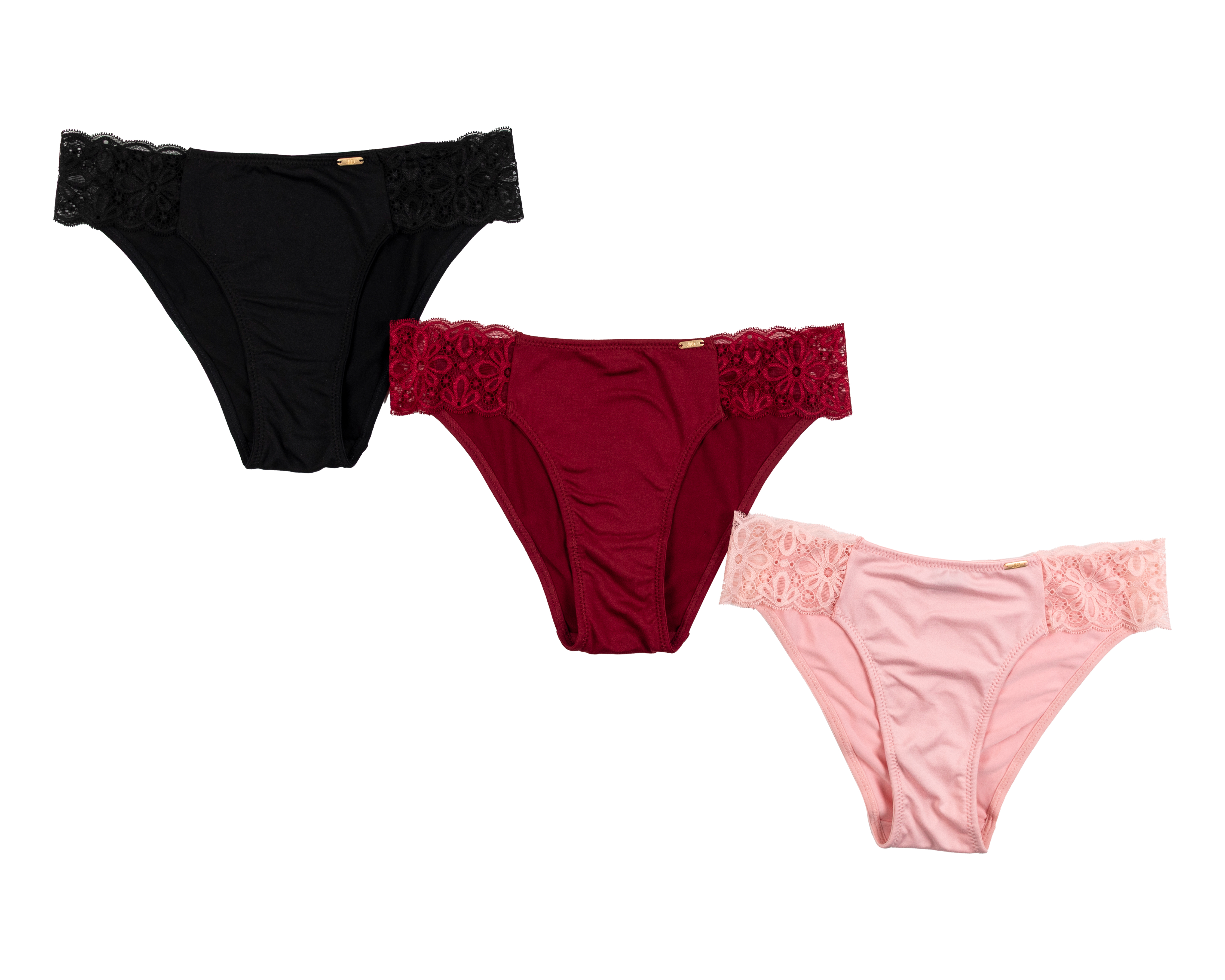 Pantaleta con Encaje Jennifer Lopez para Mujer 3 Piezas