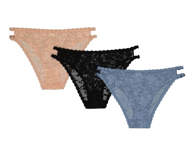 Foto 2 | Foto 2 | Pantaleta Corte Francés con Encaje Eva tu Estilo Íntimo para Mujer 3 Piezas