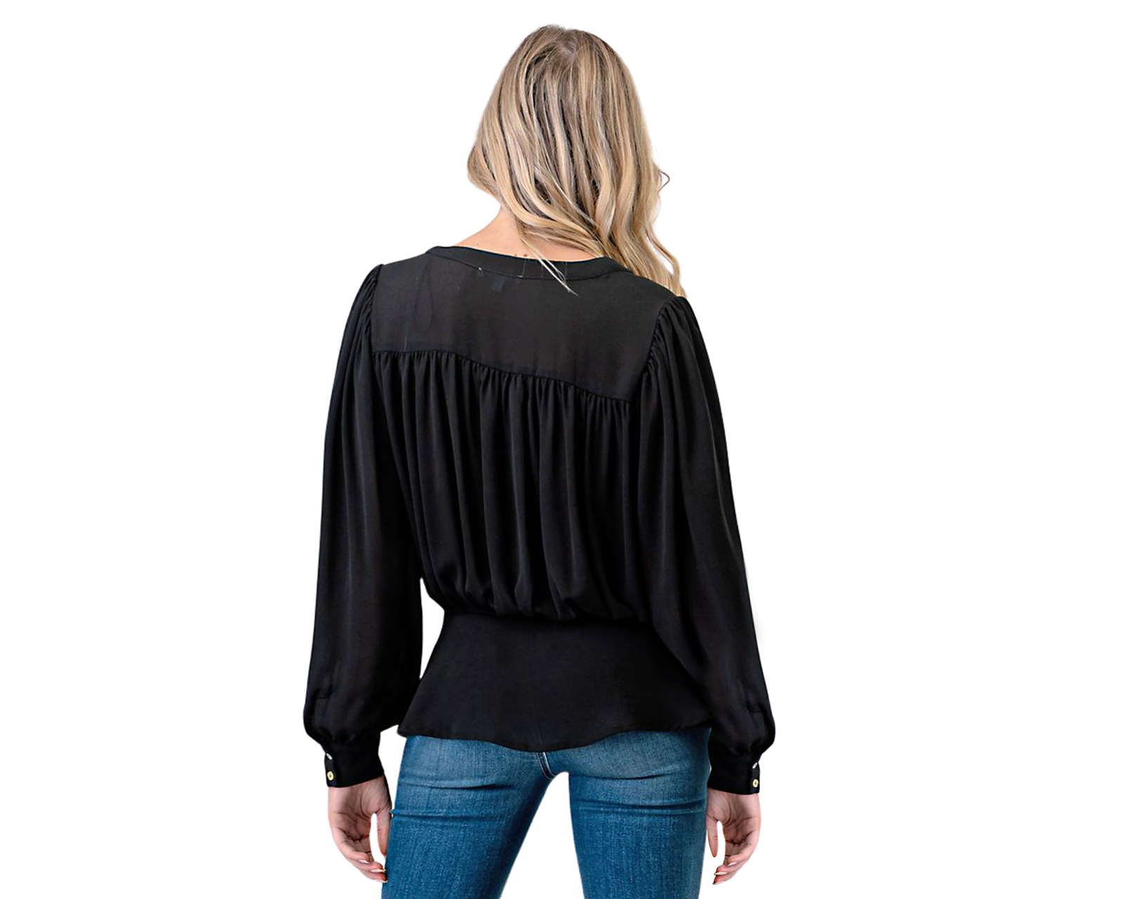 Foto 4 pulgar | Foto 3 | Blusa Manga Larga Minuet para Mujer