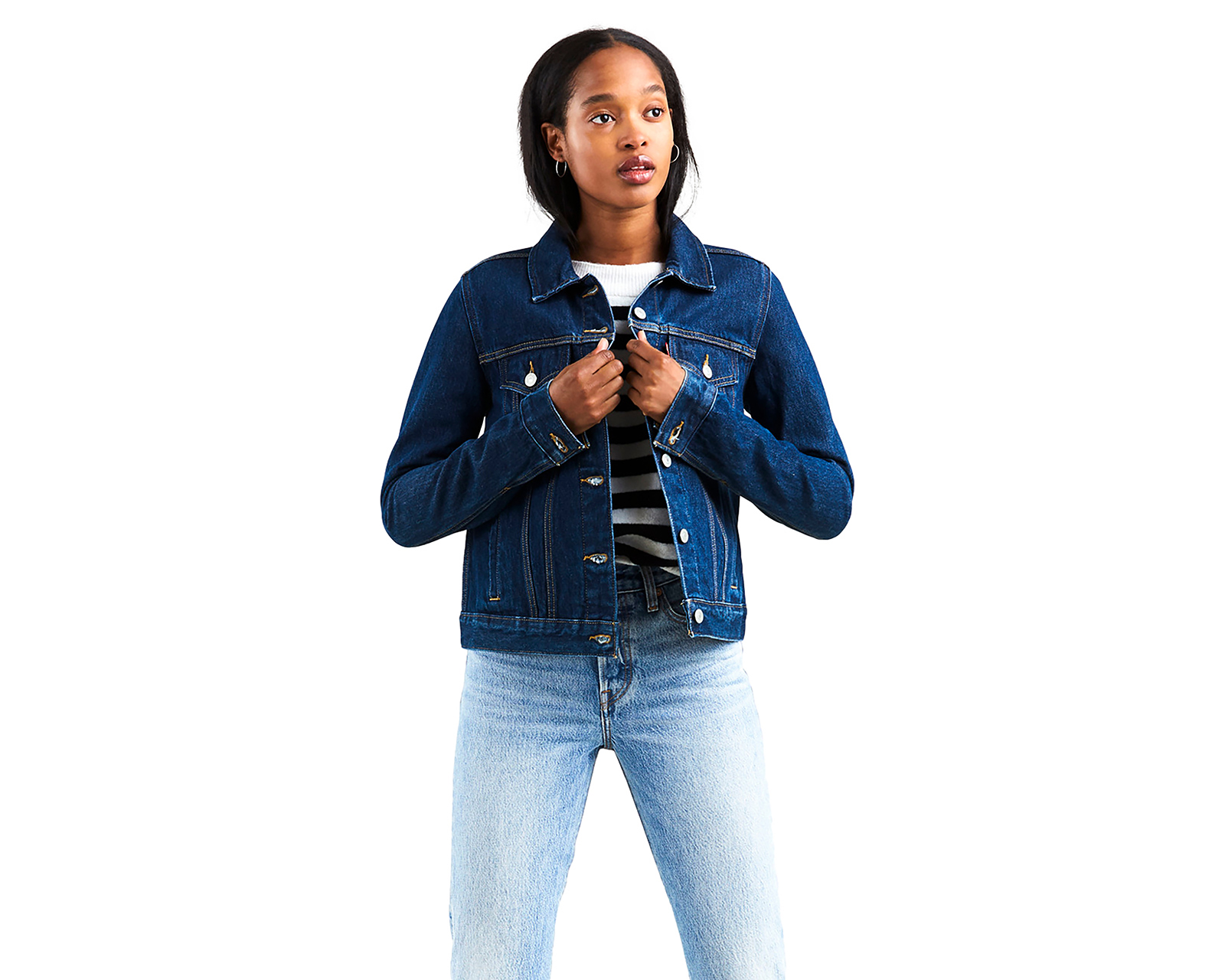 Chamarra de Algodón Azul Levi's para Mujer