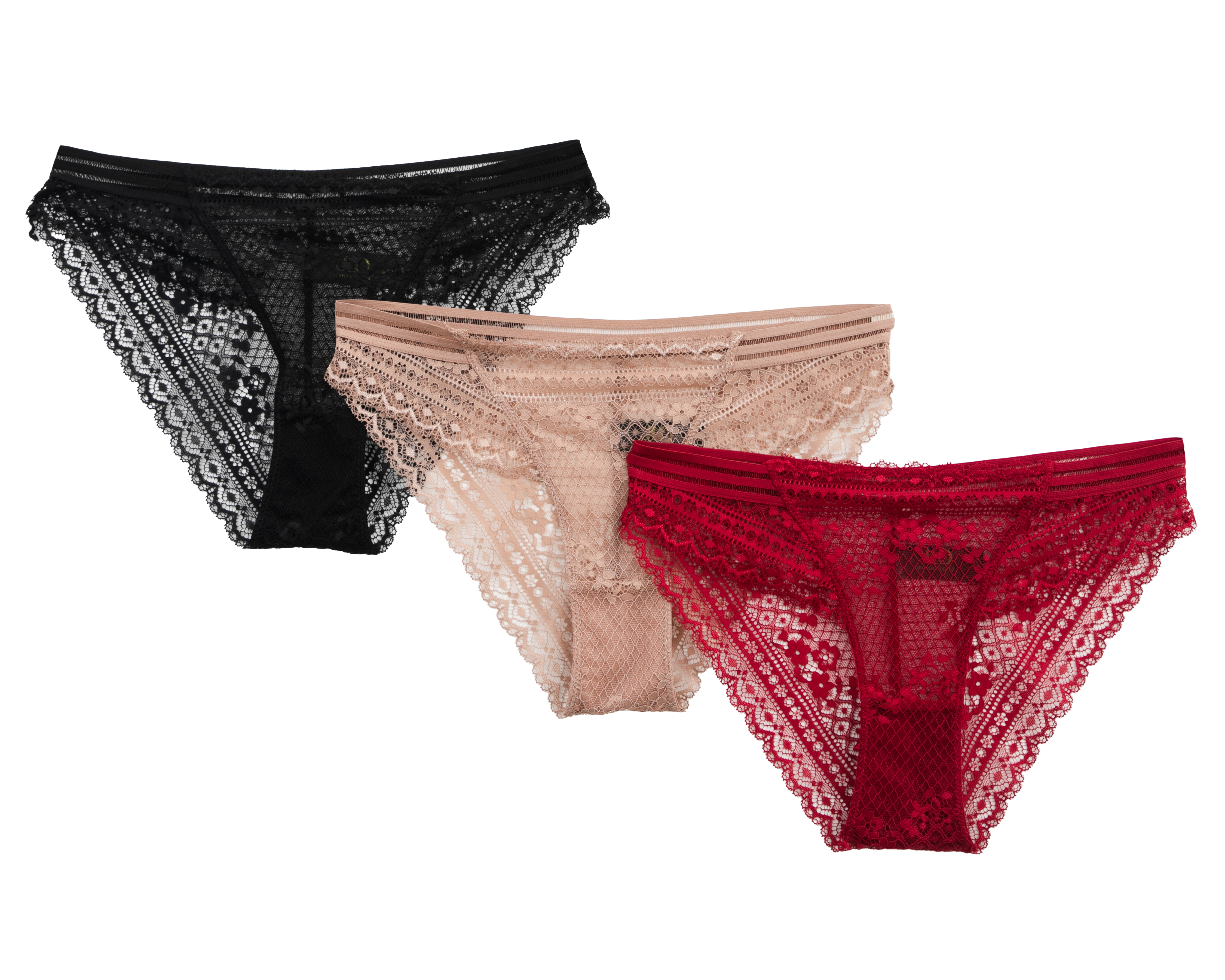 Pantaleta Corte Francés Jennifer Lopez para Mujer 3 Piezas