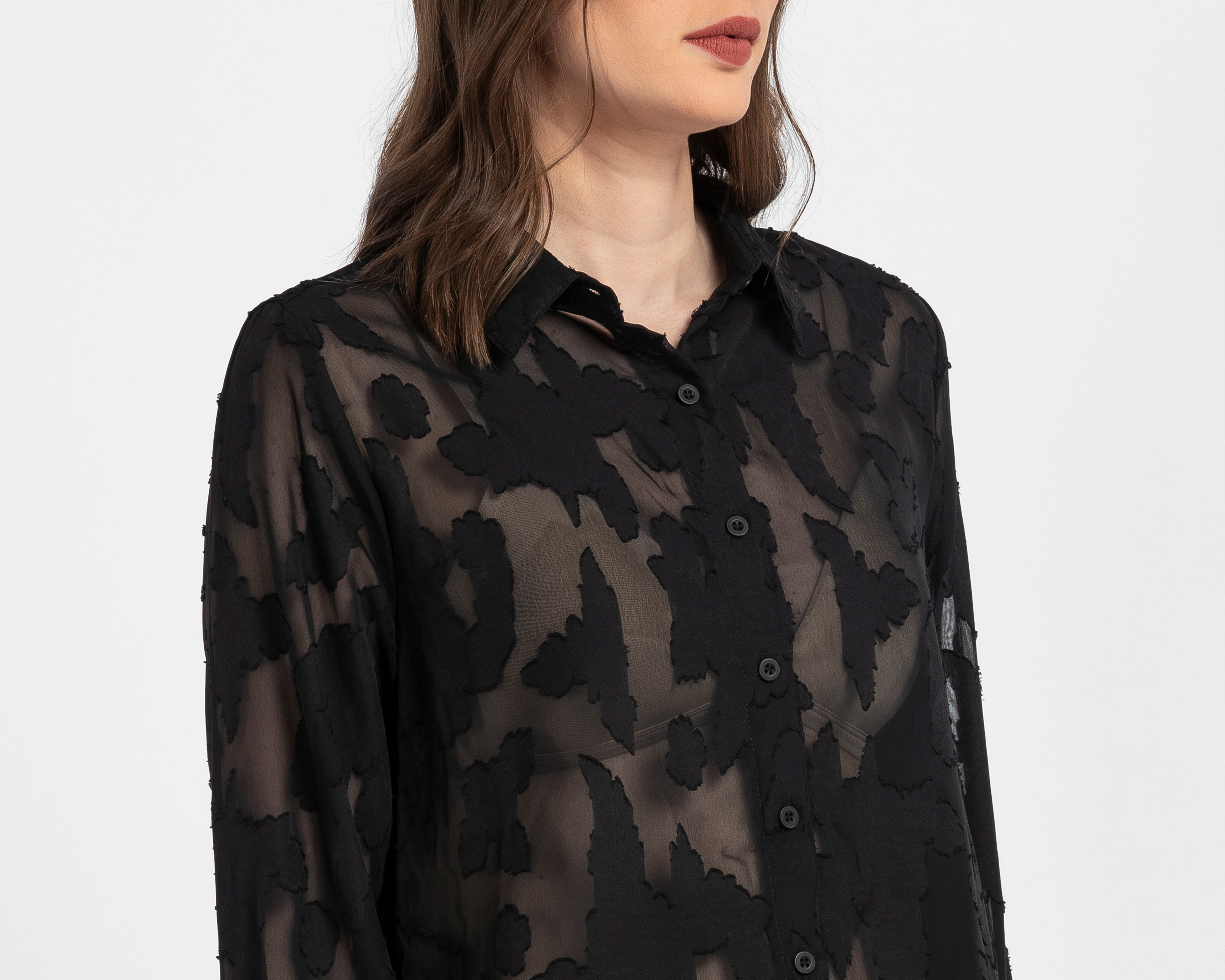 Foto 5 pulgar | Foto 4 | Blusa Manga Larga Sahara para Mujer