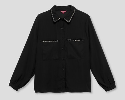 Foto 1 | Foto 1 | Blusa Negra Sahara para Mujer