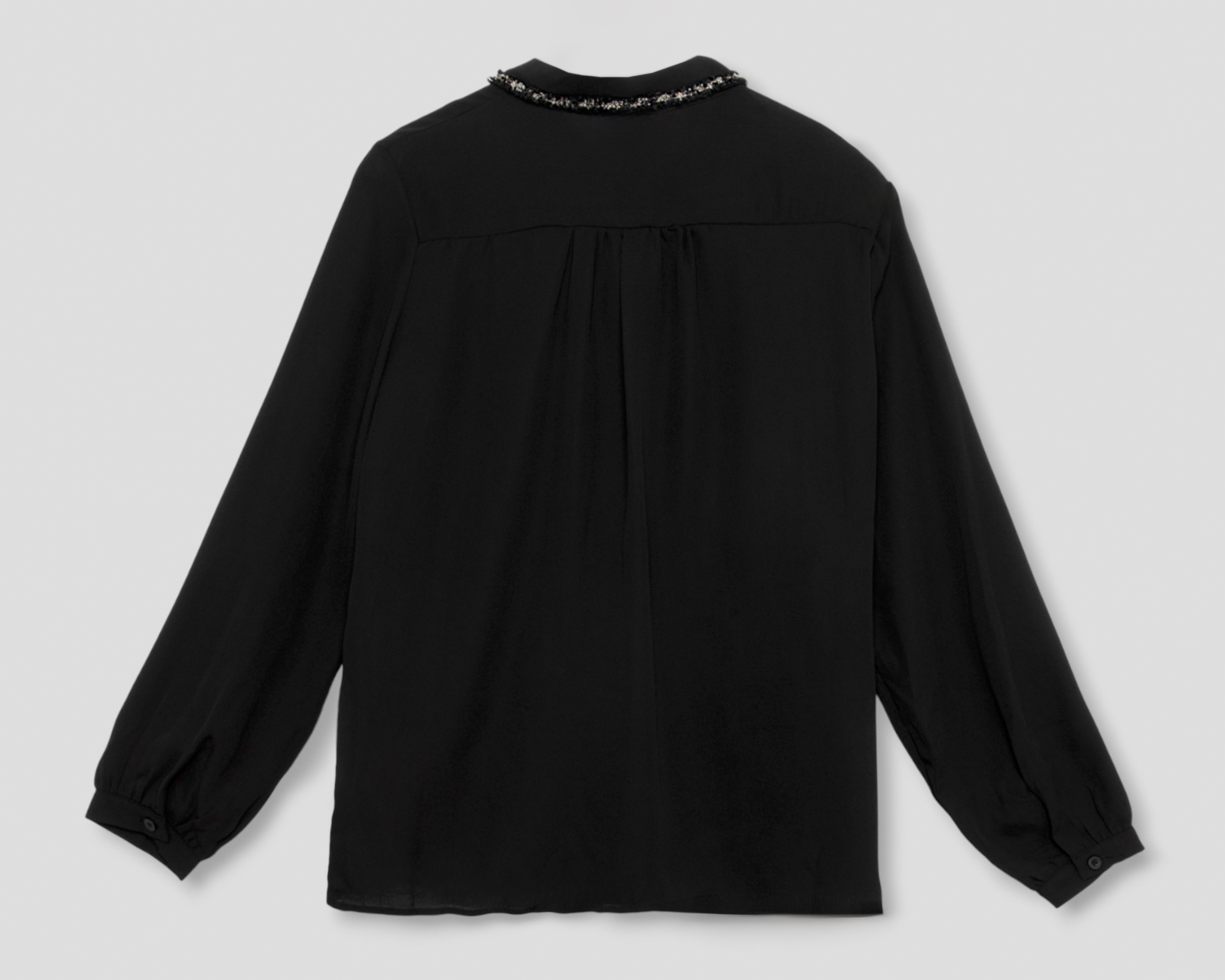 Foto 3 pulgar | Foto 2 | Blusa Negra Sahara para Mujer