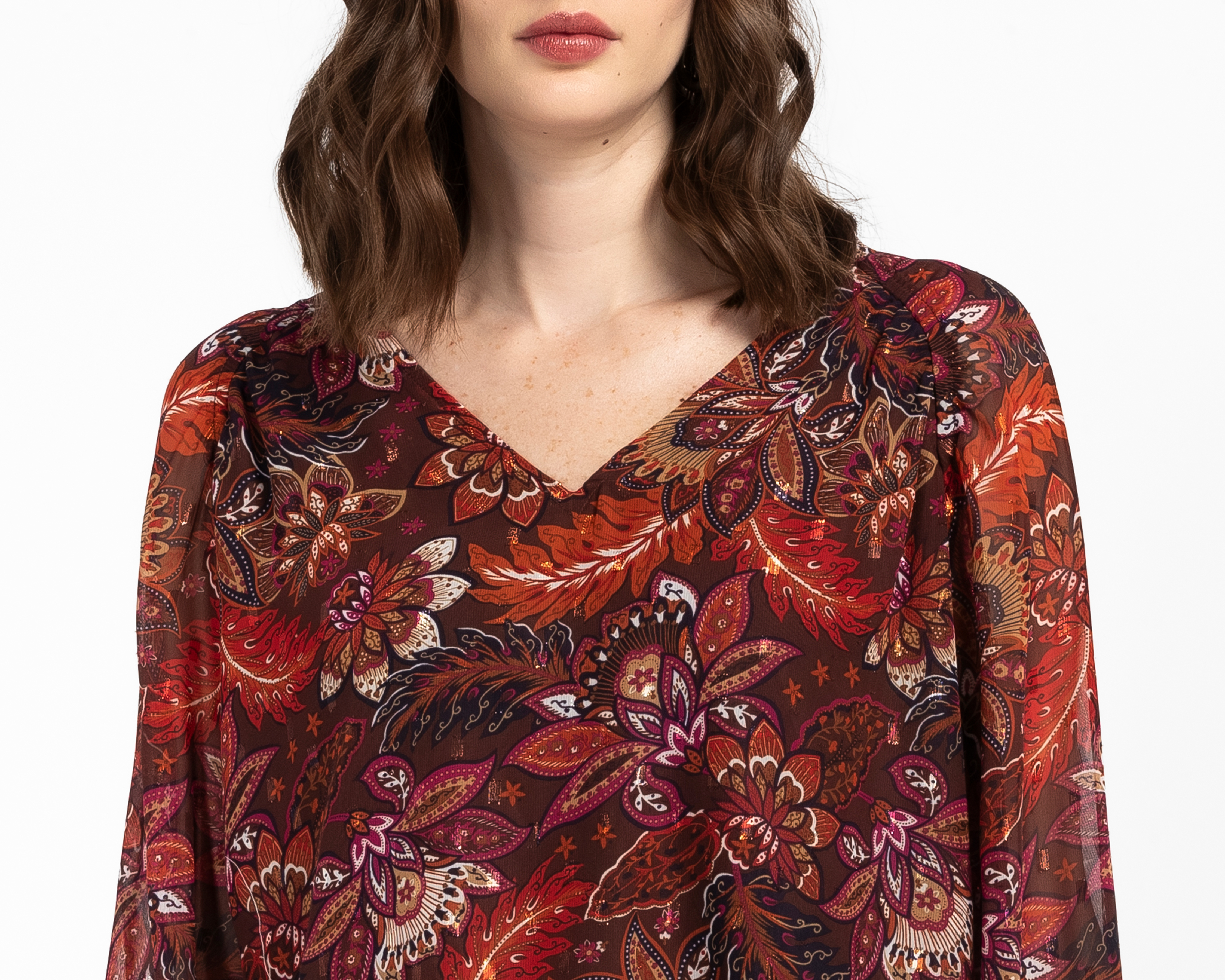 Foto 4 | Foto 4 | Blusa de Cuello V Lady Sun para Mujer