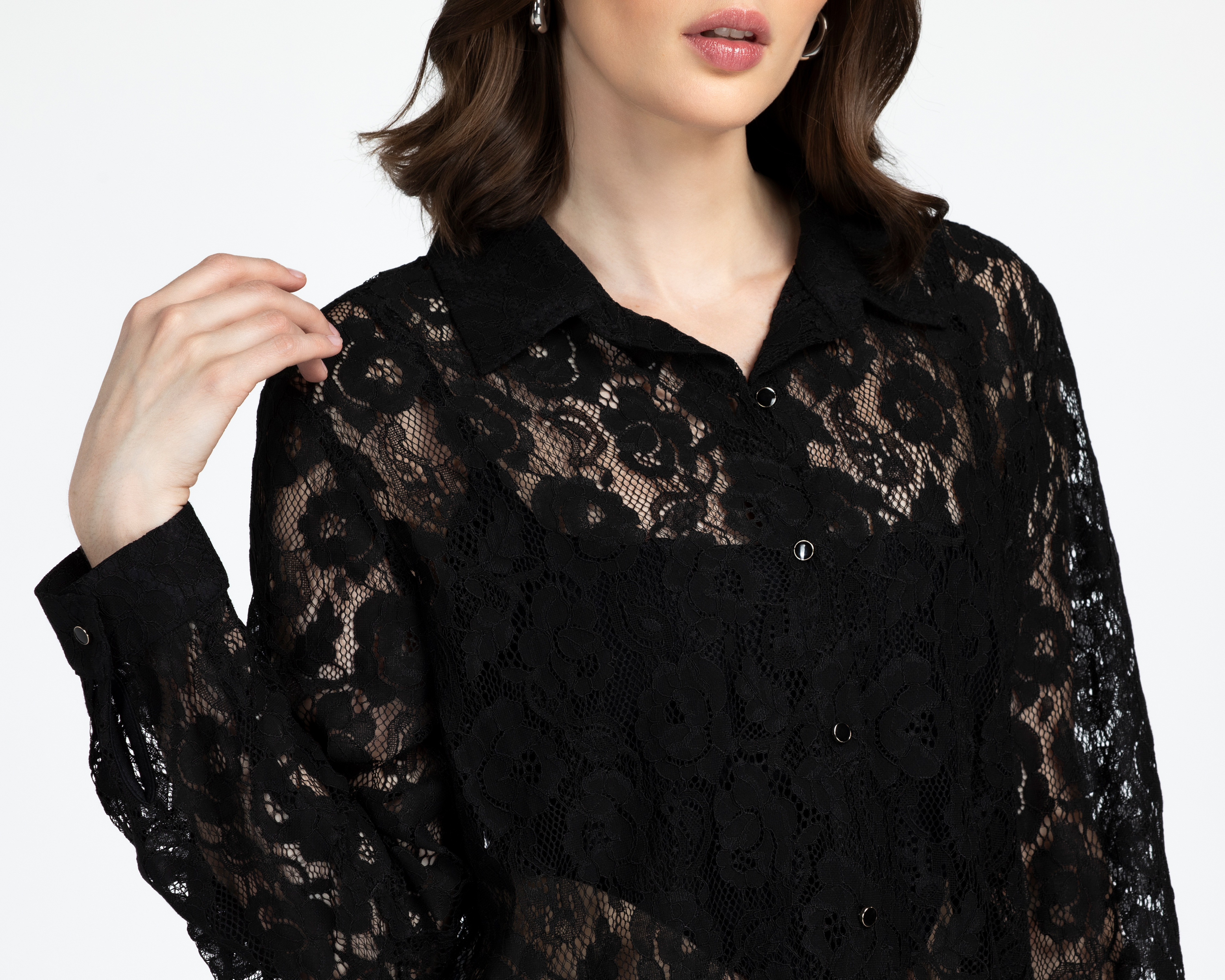 Foto 5 pulgar | Foto 4 | Blusa de Encaje Sahara para Mujer