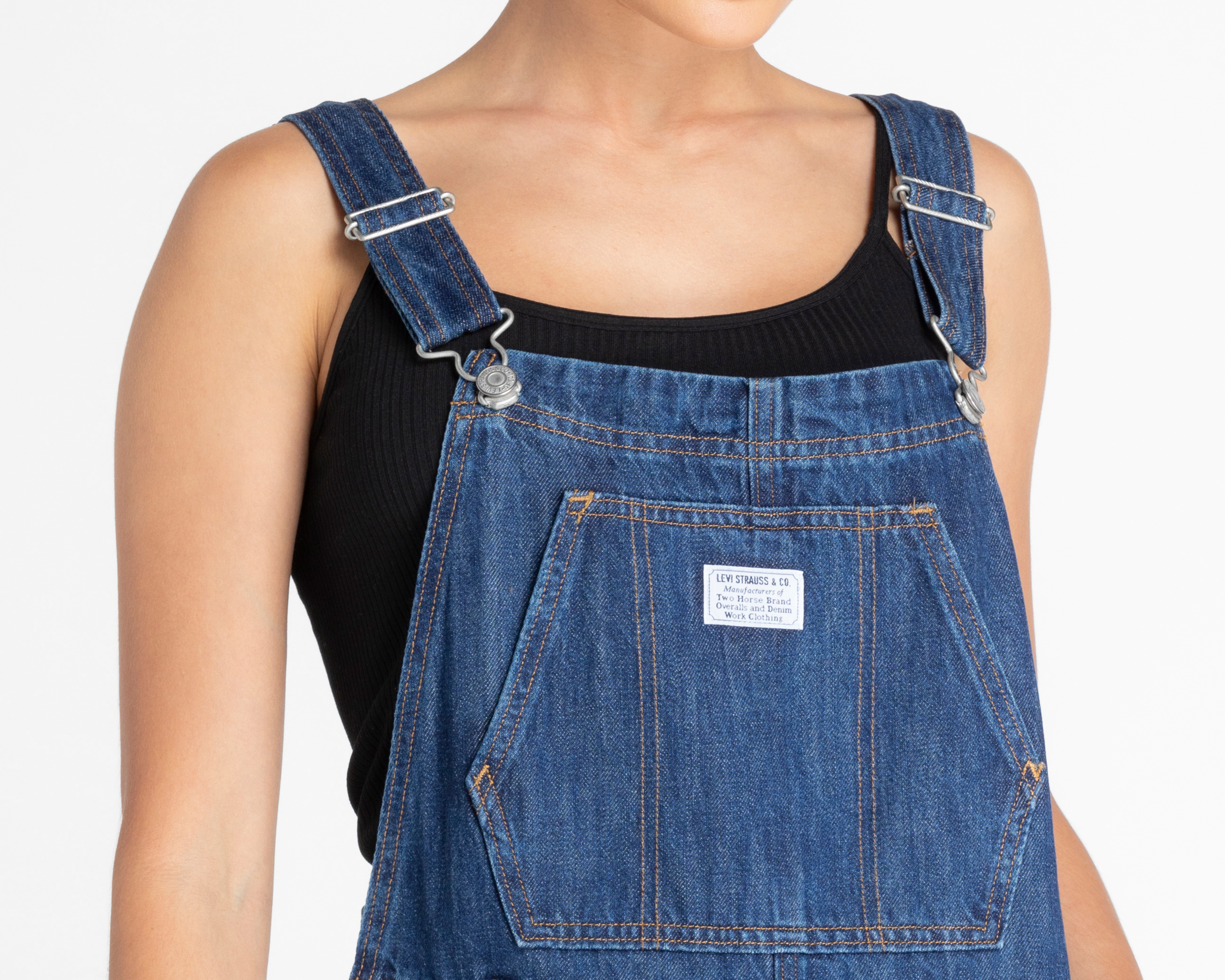 Foto 6 pulgar | Foto 5 | Vestido Levi's Casual Azul con Botones