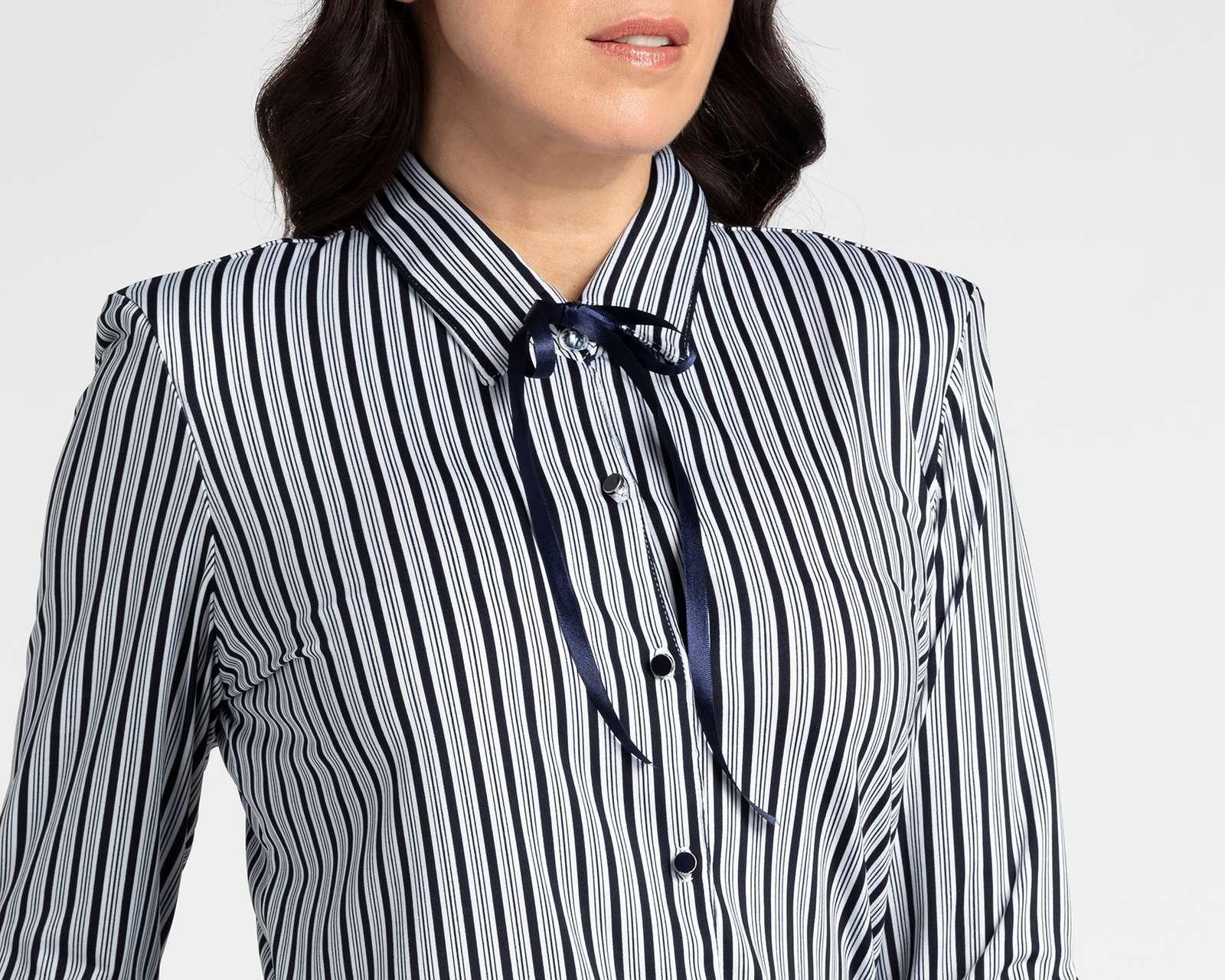 Foto 5 pulgar | Foto 4 | Blusa Paloma Estampado a Rayas con Botones