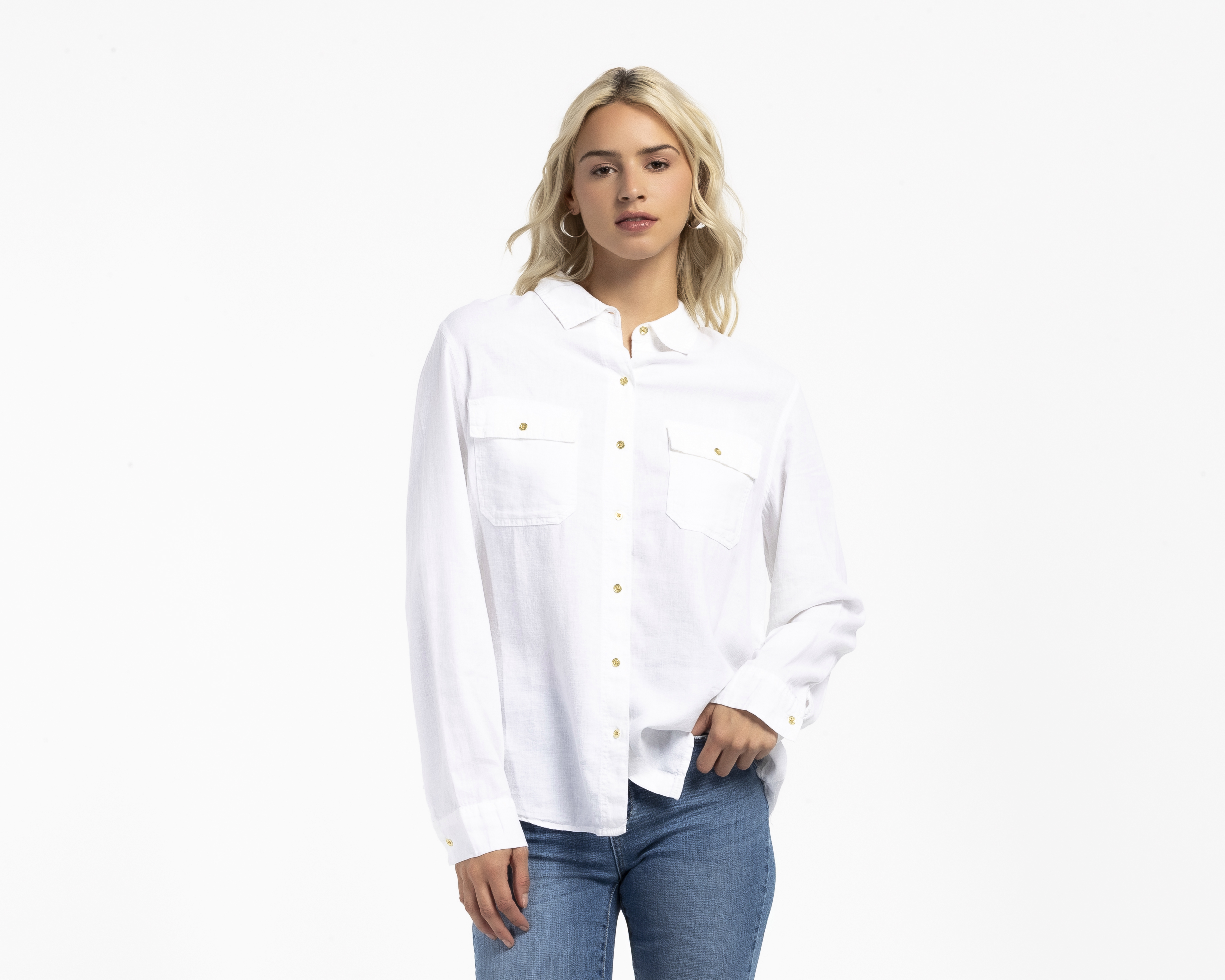 Blusa Manga Larga American Eagle para Mujer
