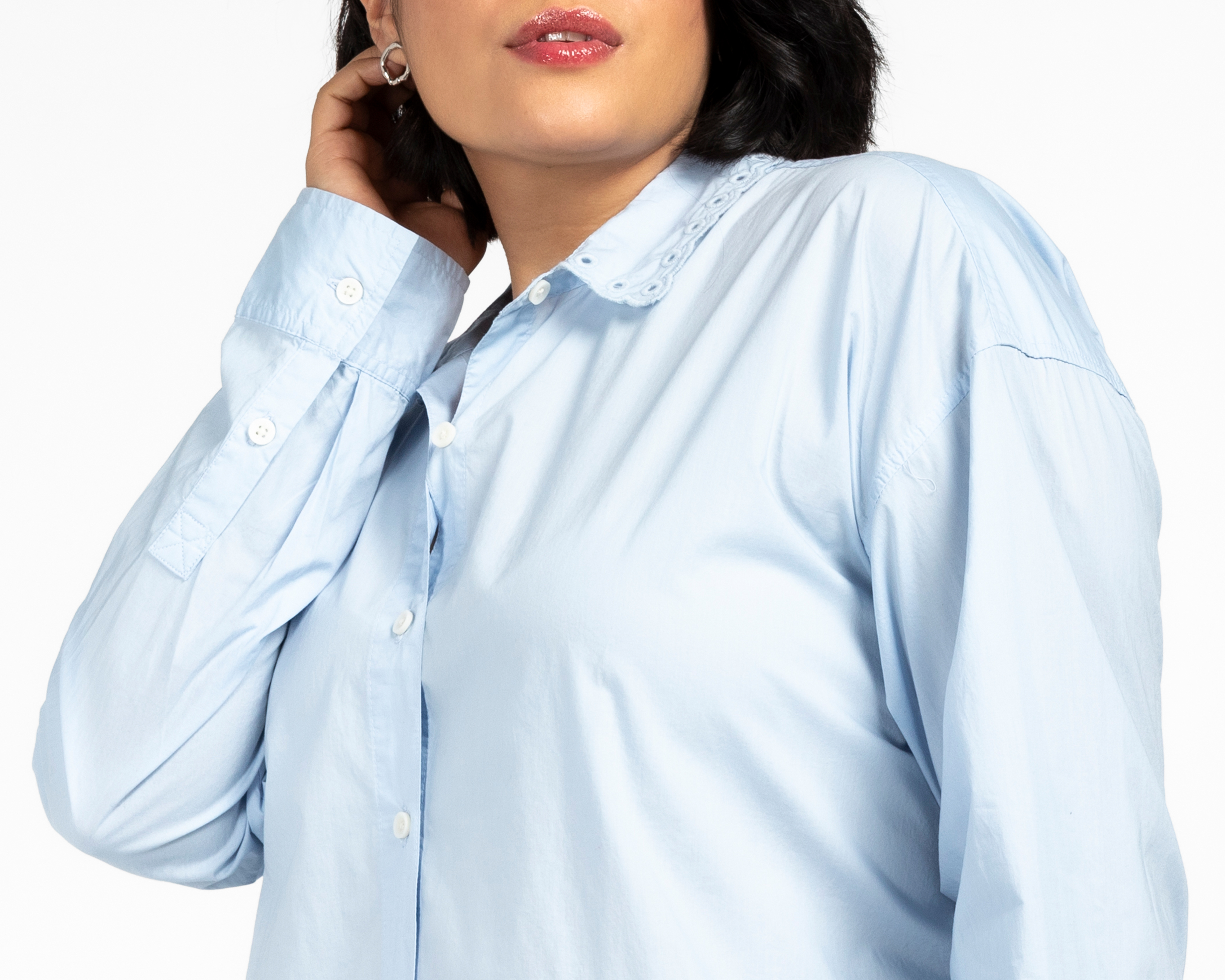 Foto 5 pulgar | Foto 4 | Blusa Bordada American Eagle para Mujer