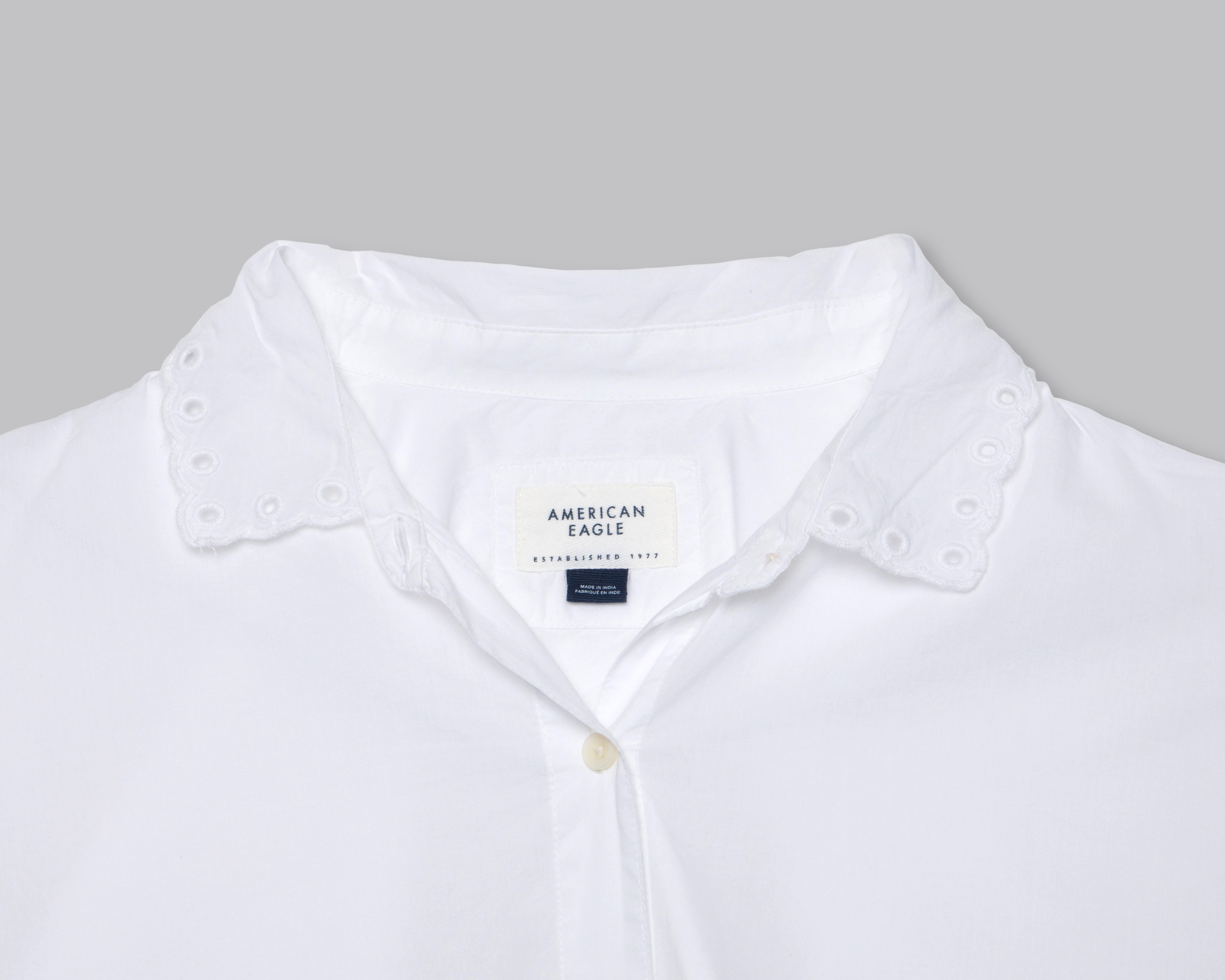 Foto 4 pulgar | Foto 3 | Blusa Bordada American Eagle para Mujer