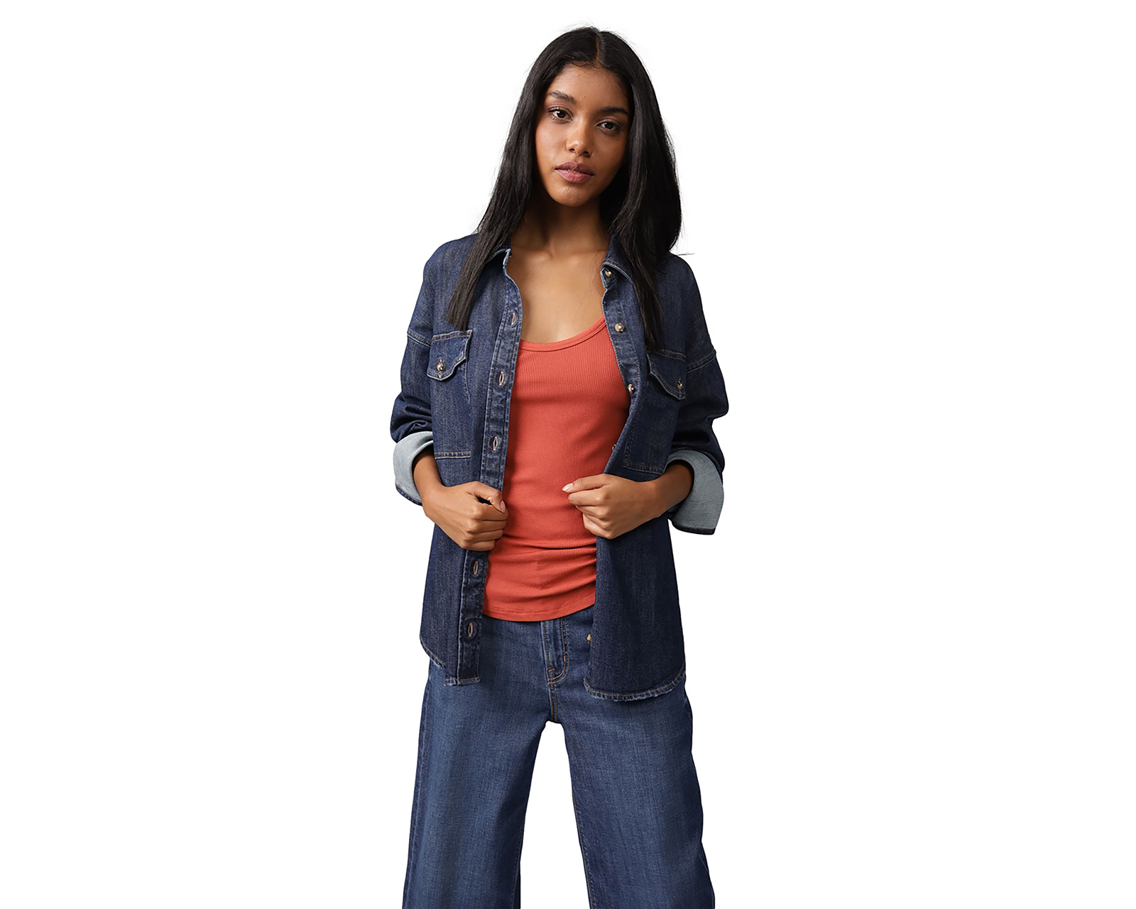 Blusa Manga Larga American Eagle para Mujer