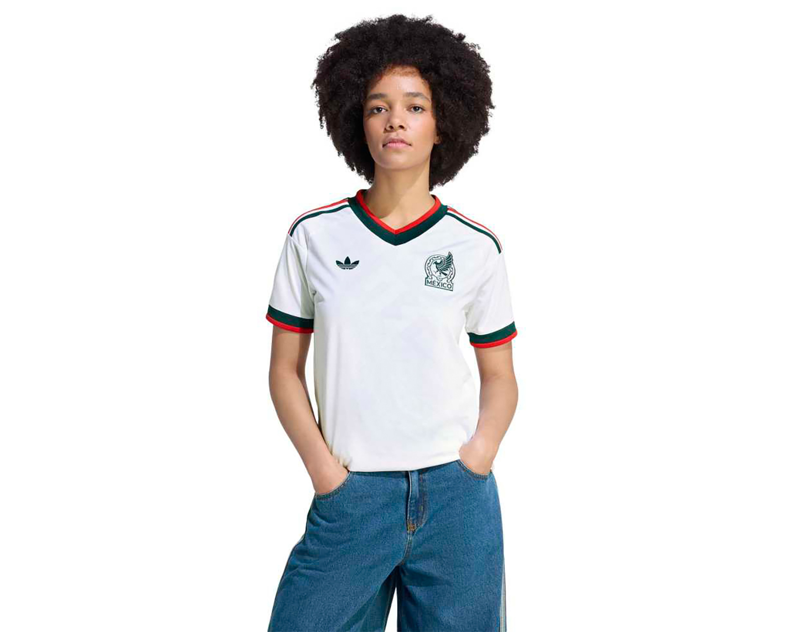 Foto 2 pulgar | Foto 1 | Jersey Adidas Selección Nacional de México Visitante 2026 para Mujer