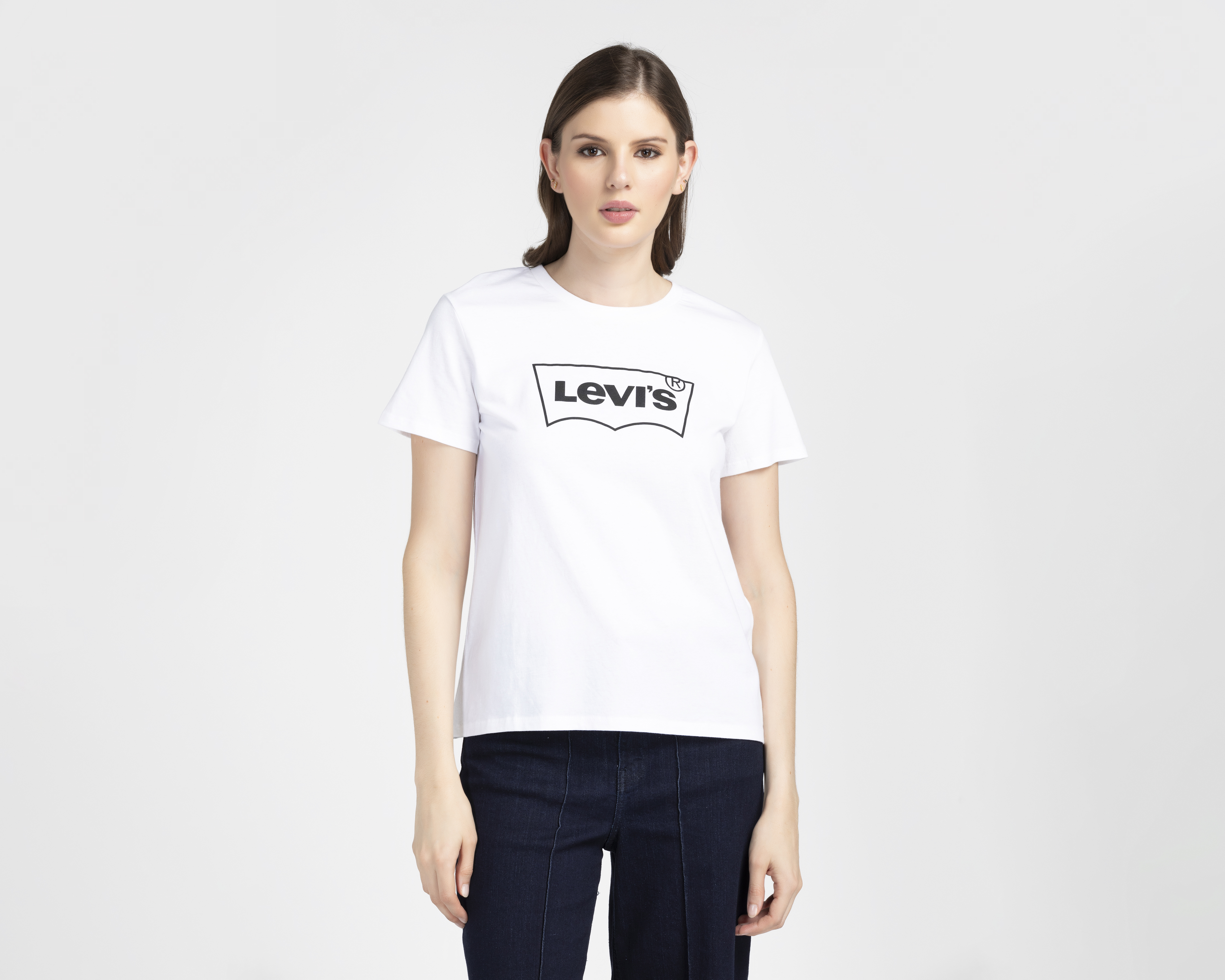 Playera Blanca Levi's para Mujer