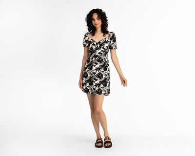 Foto 1 | Foto 1 | Vestido 18 Forever Casual Mangas Abullonadas Escote en Espalda