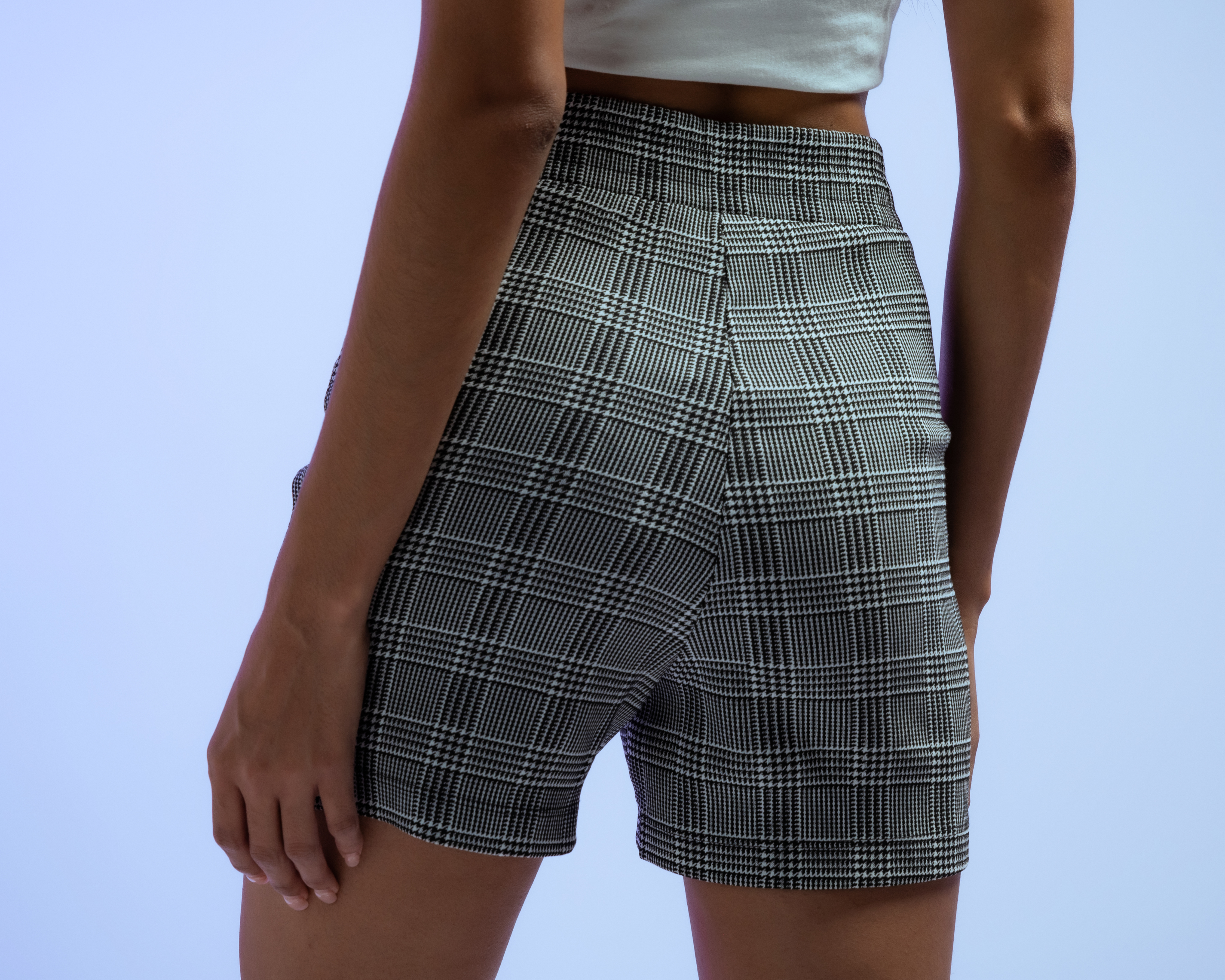 Foto 5 | Foto 5 | Short Falda Strona a Cuadros para Mujer