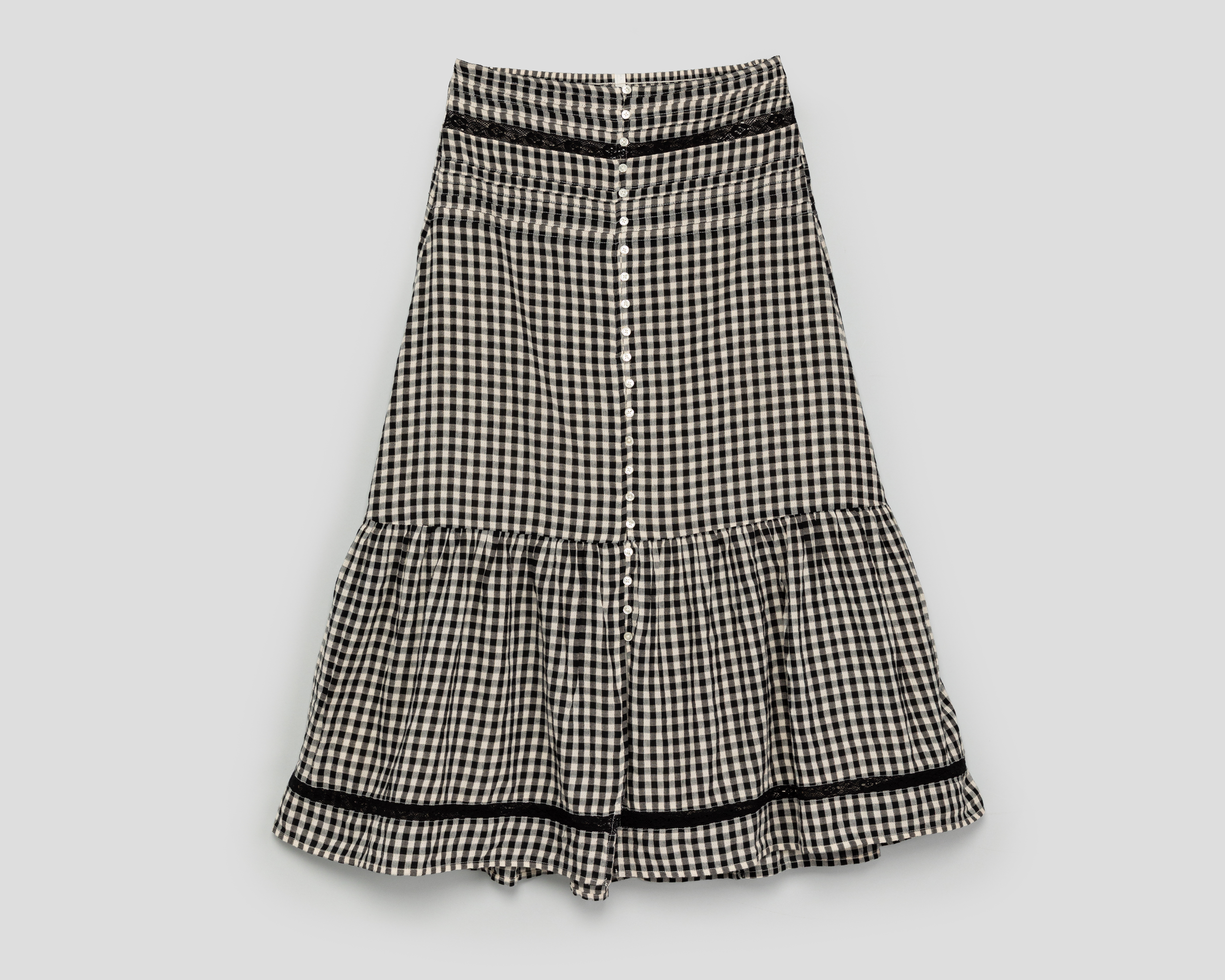 Foto 2 pulgar | Foto 1 | Falda Larga American Eagle a Cuadros para Mujer