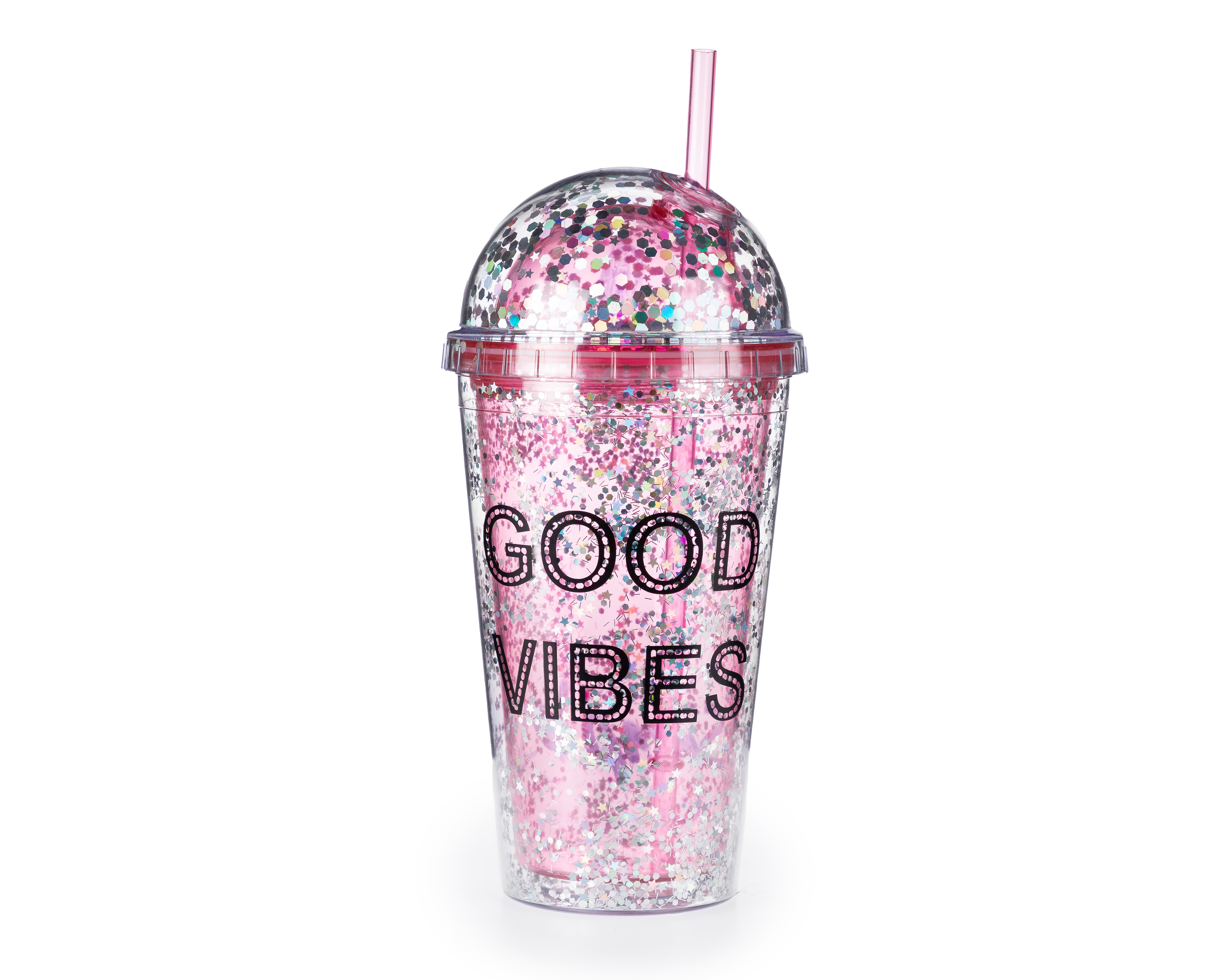 Vaso 18 Forever con Tapa y Popote