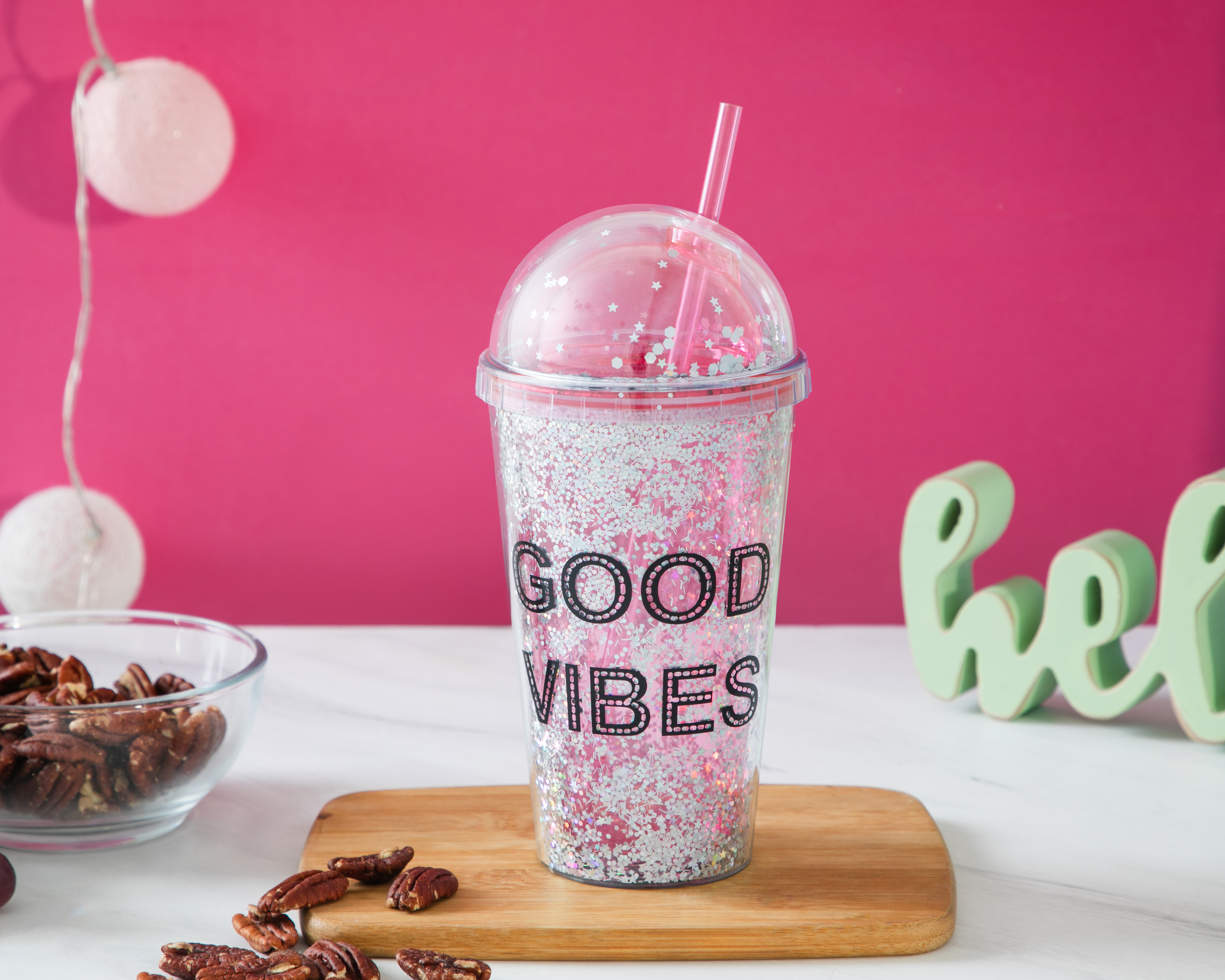 Foto 3 | Foto 3 | Vaso 18 Forever con Tapa y Popote