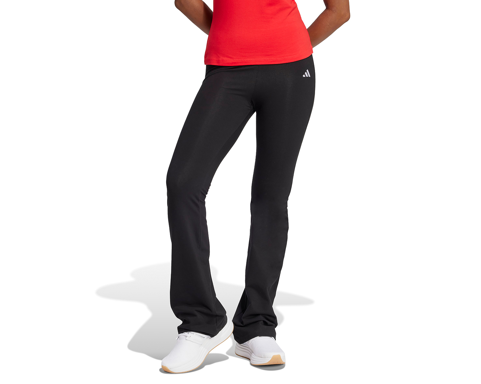 Foto 2 pulgar | Foto 1 | Leggings de Entrenamiento Adidas Essentials Small Logo Flared para Mujer