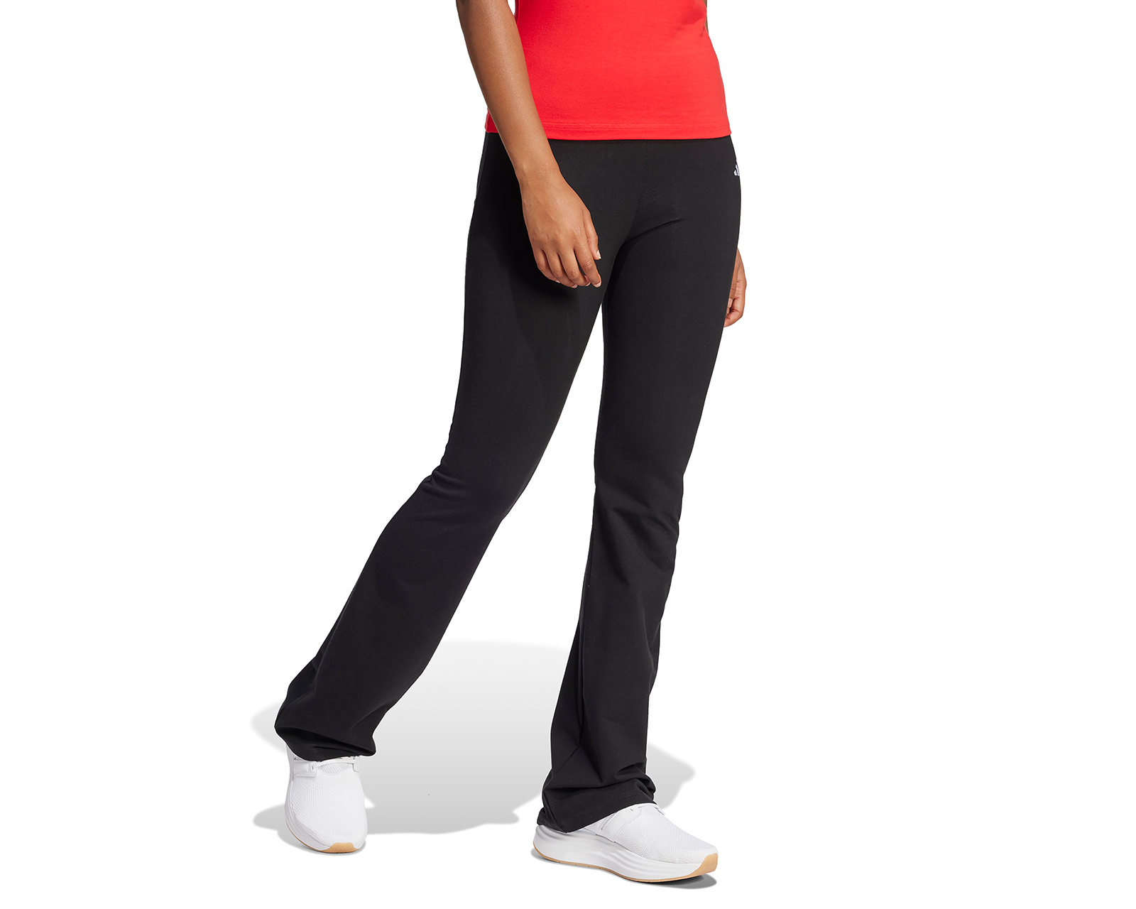 Foto 3 pulgar | Foto 2 | Leggings de Entrenamiento Adidas Essentials Small Logo Flared para Mujer
