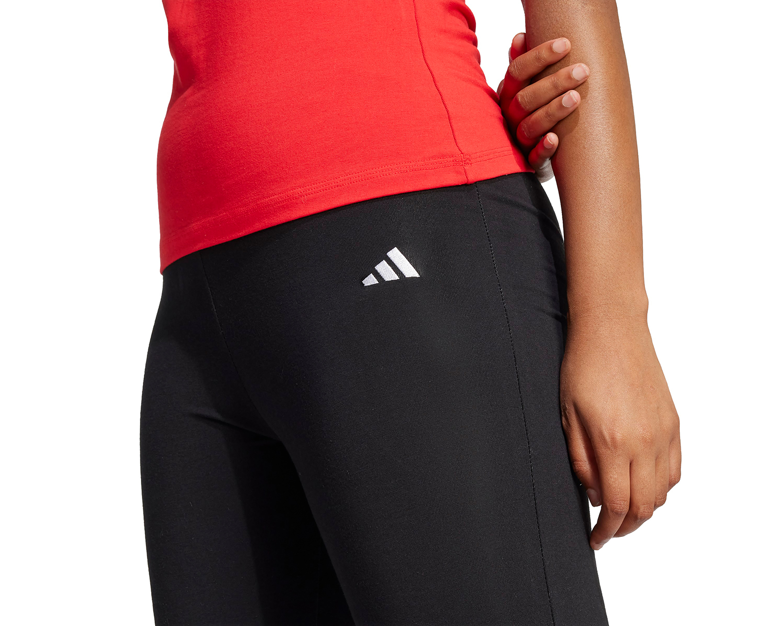 Foto 5 pulgar | Foto 4 | Leggings de Entrenamiento Adidas Essentials Small Logo Flared para Mujer