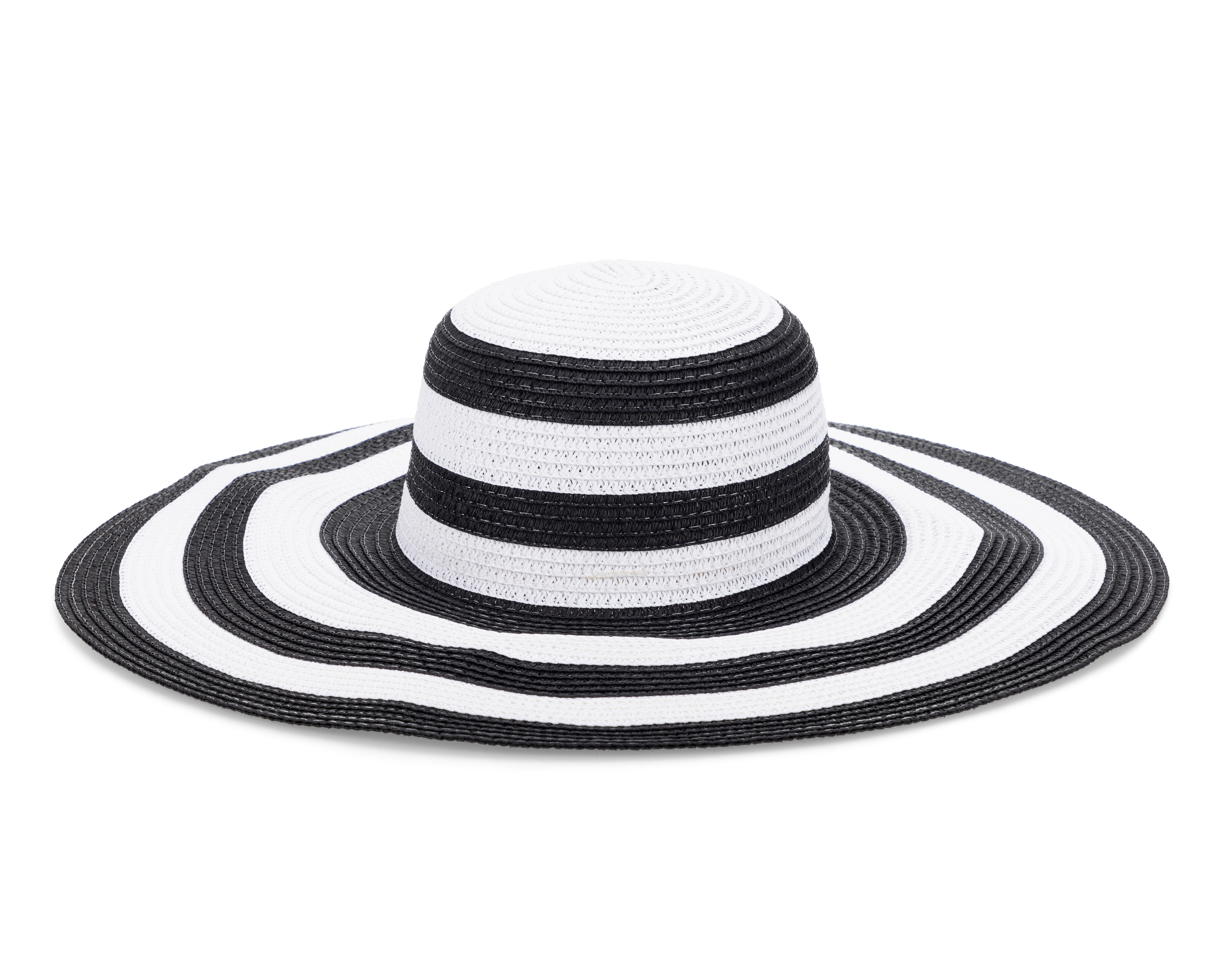 Sombrero para Playa Jennifer Lopez Negro y Blanco