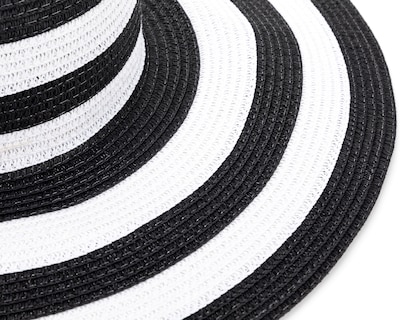 Foto 3 | Foto 3 | Sombrero para Playa Jennifer Lopez Negro y Blanco