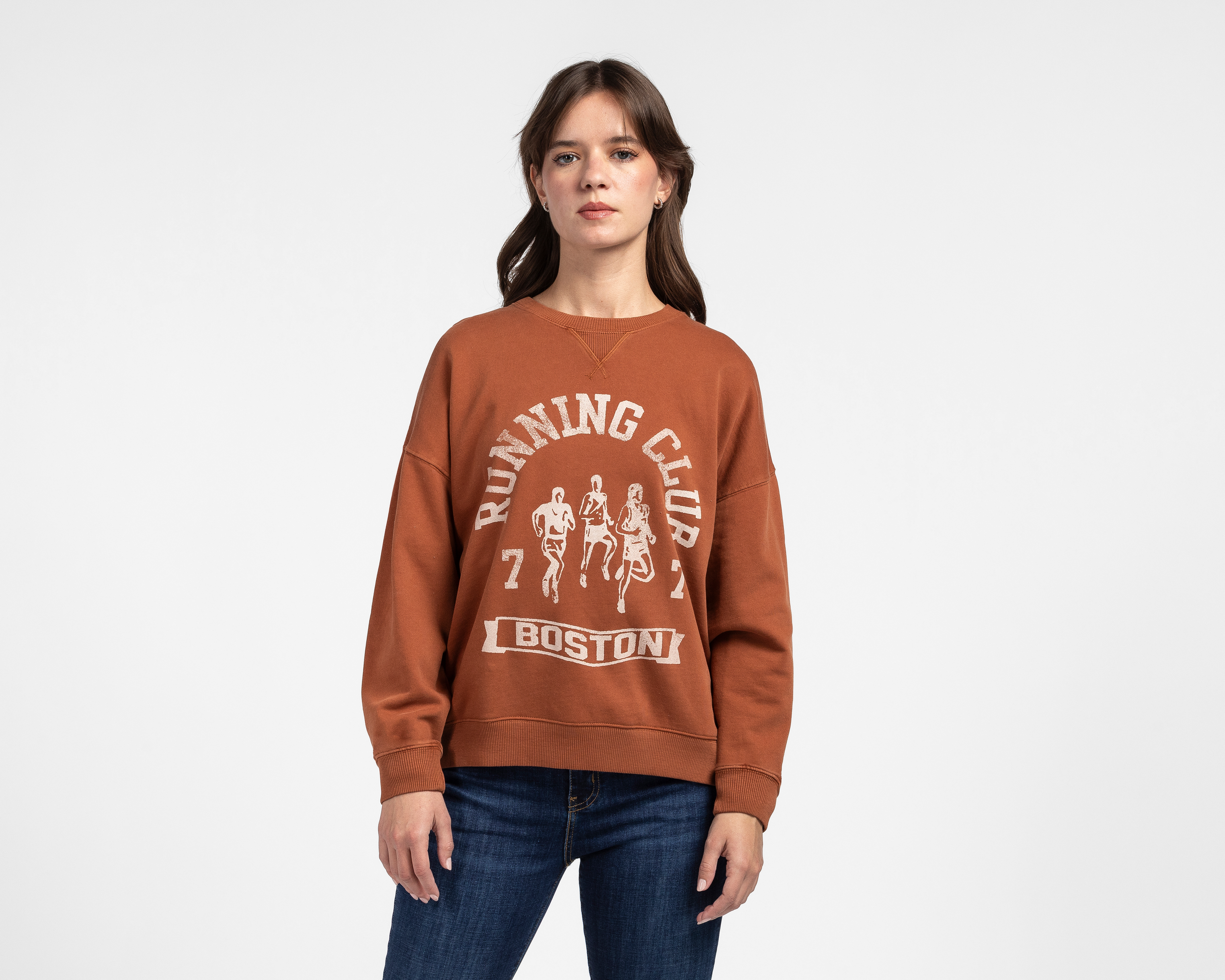 Foto 2 pulgar | Foto 1 | Sudadera Estampada American Eagle para Mujer