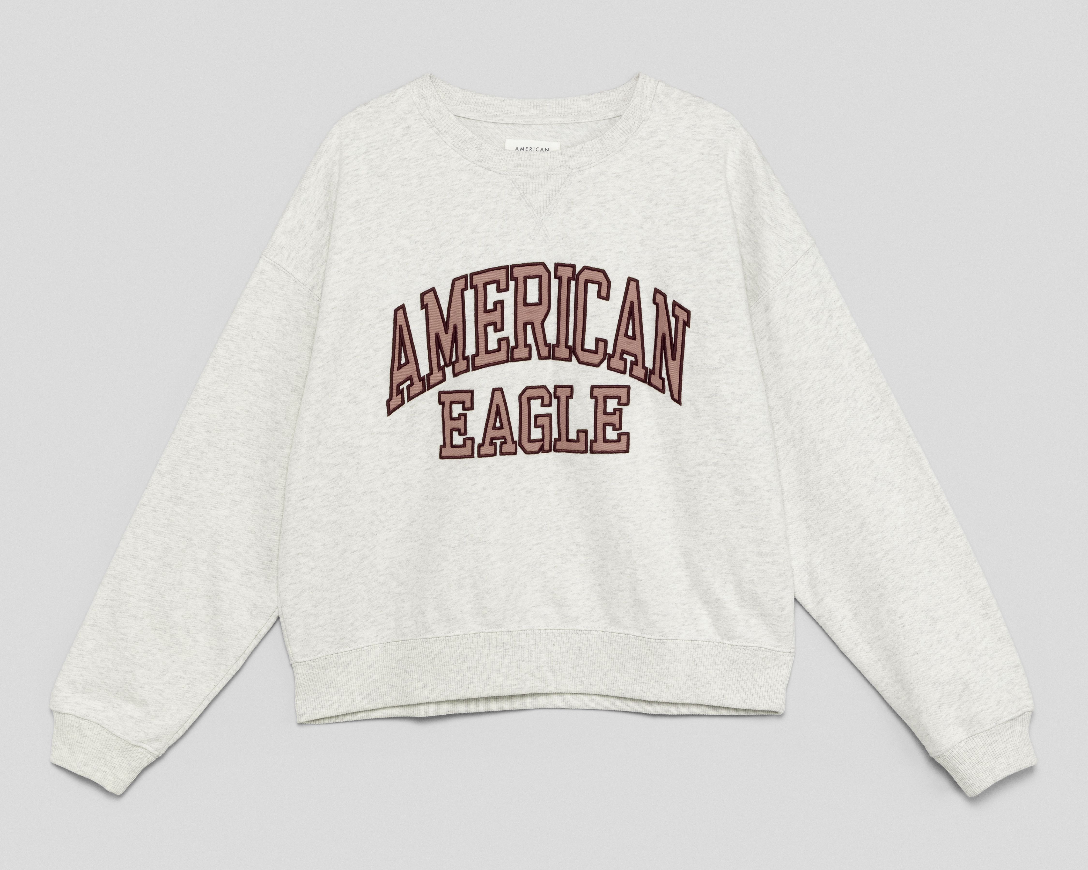 Foto 2 pulgar | Foto 1 | Sudadera Gris American Eagle para Mujer