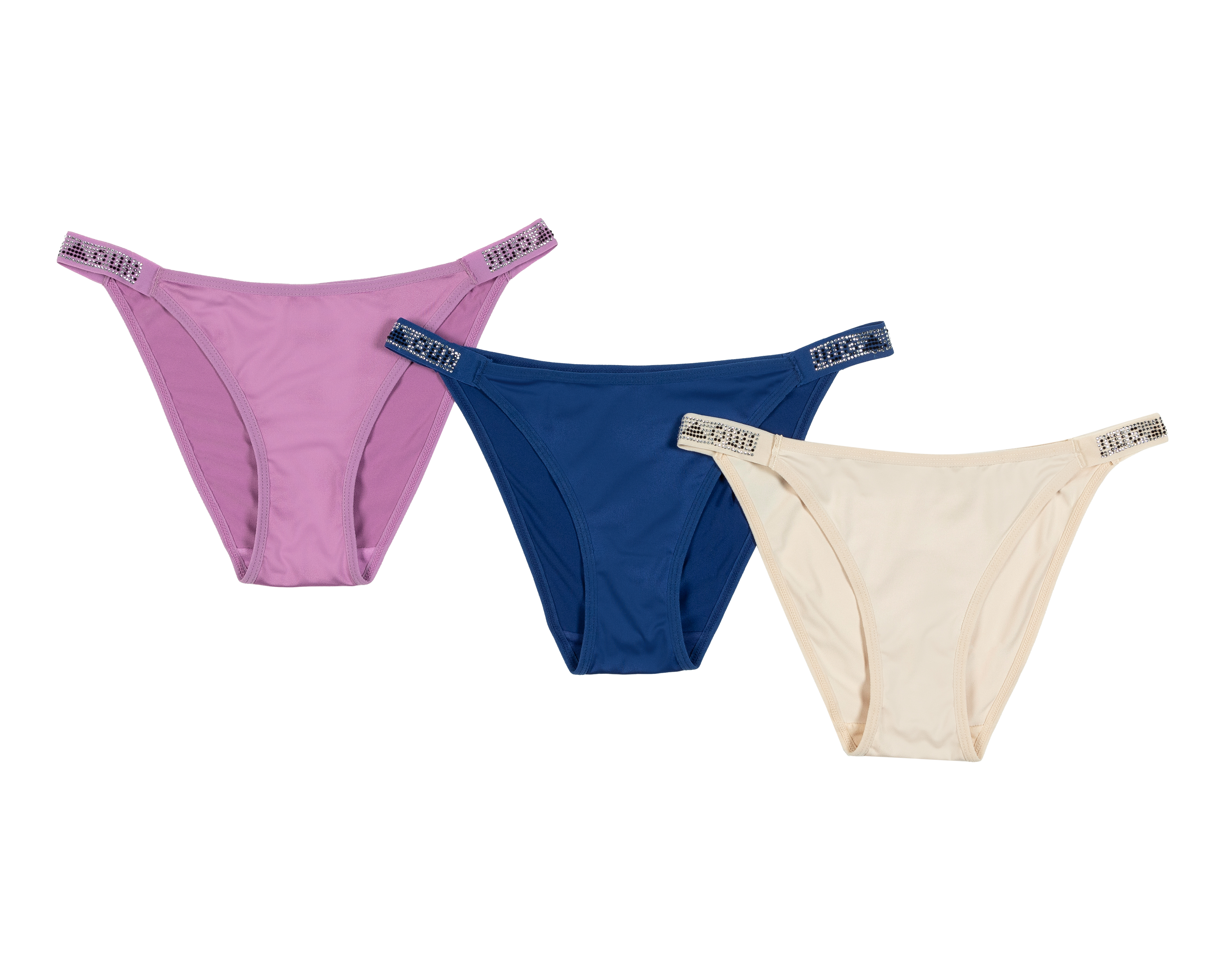 Foto 1 | Foto 1 | Pantaleta con Pedrería Lovest para Mujer 3 Piezas