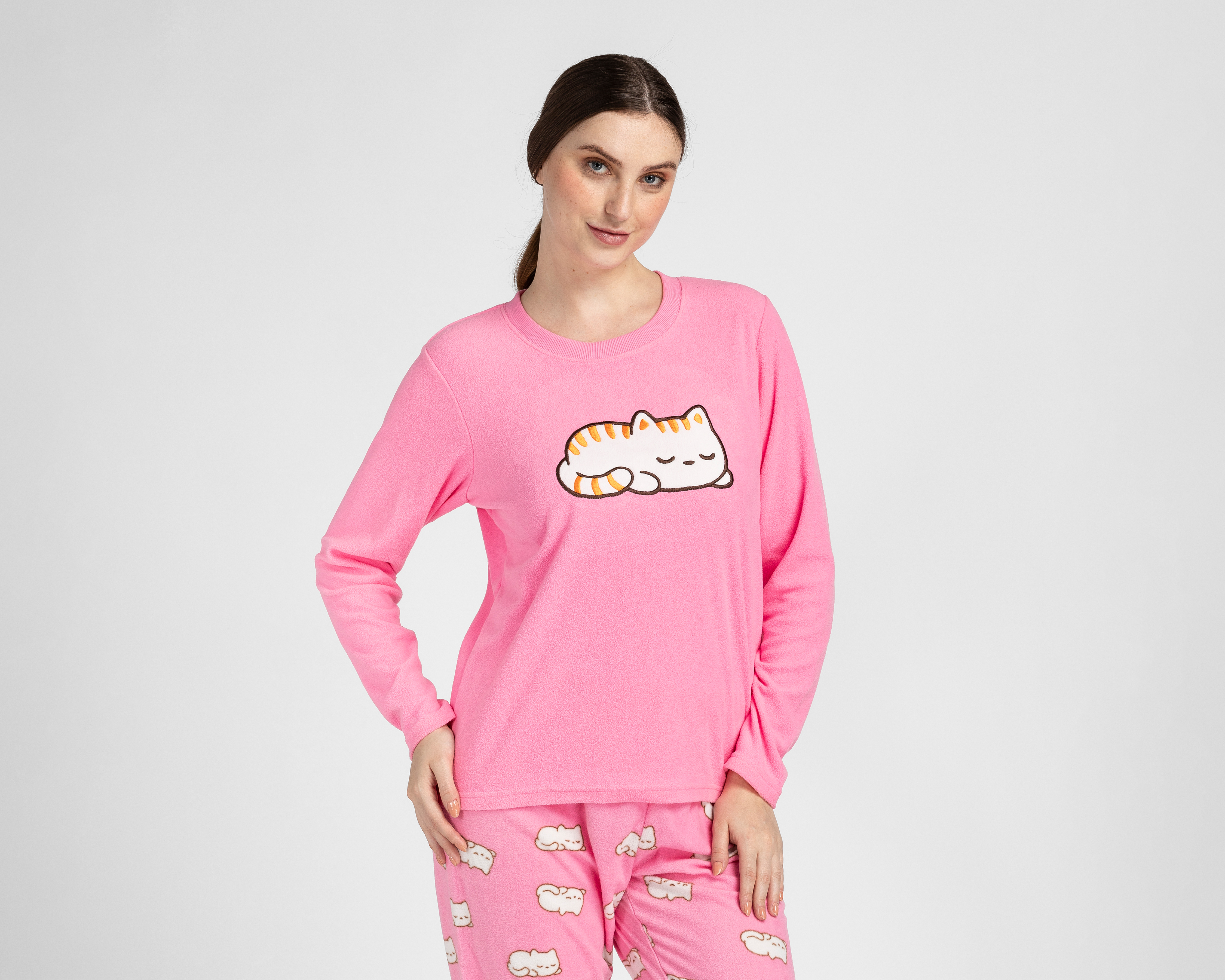 Foto 5 pulgar | Foto 4 | Pijama Lovest para Mujer 3 Piezas