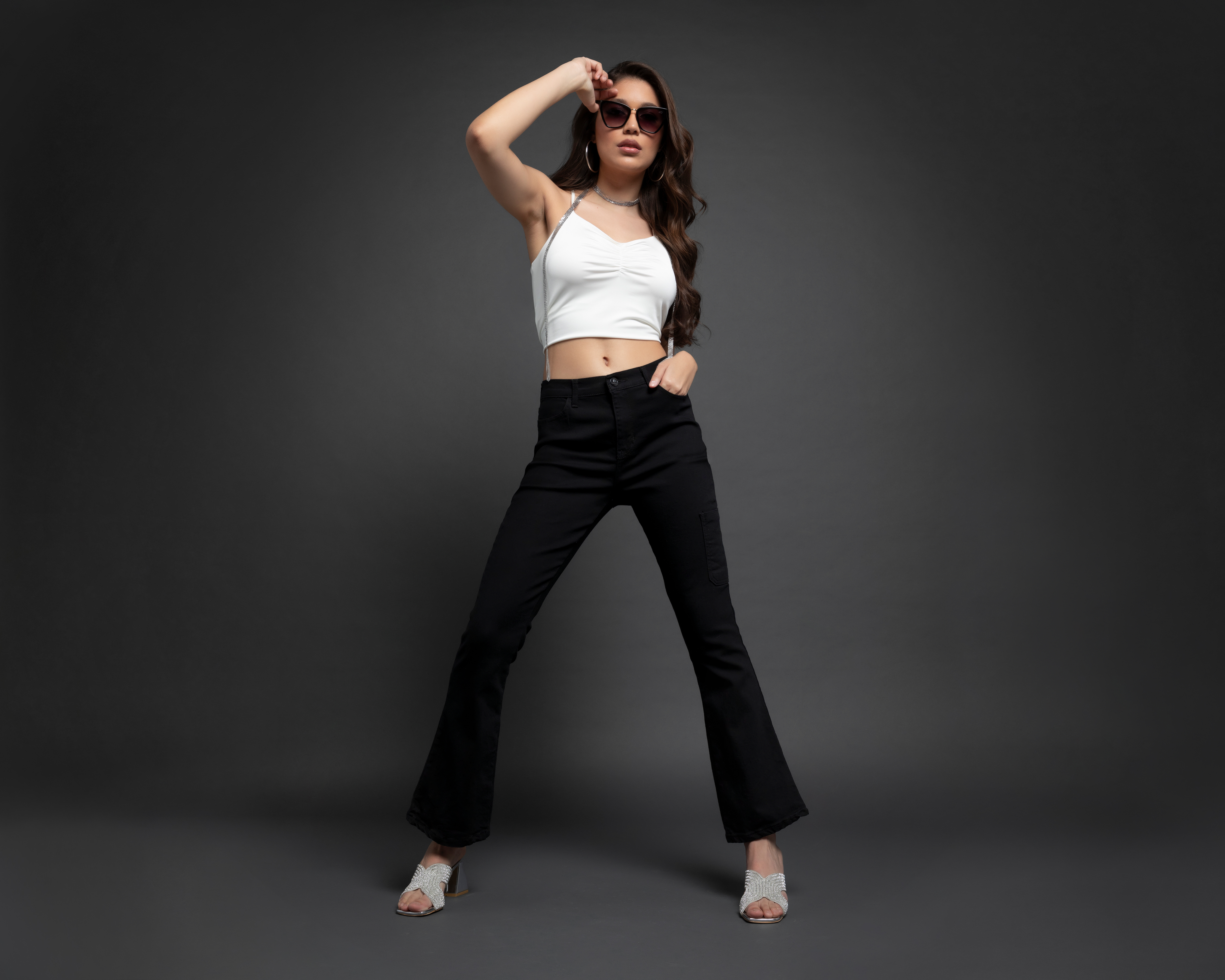 Foto 2 pulgar | Foto 1 | Jeans Flare Jennifer Lopez para Mujer