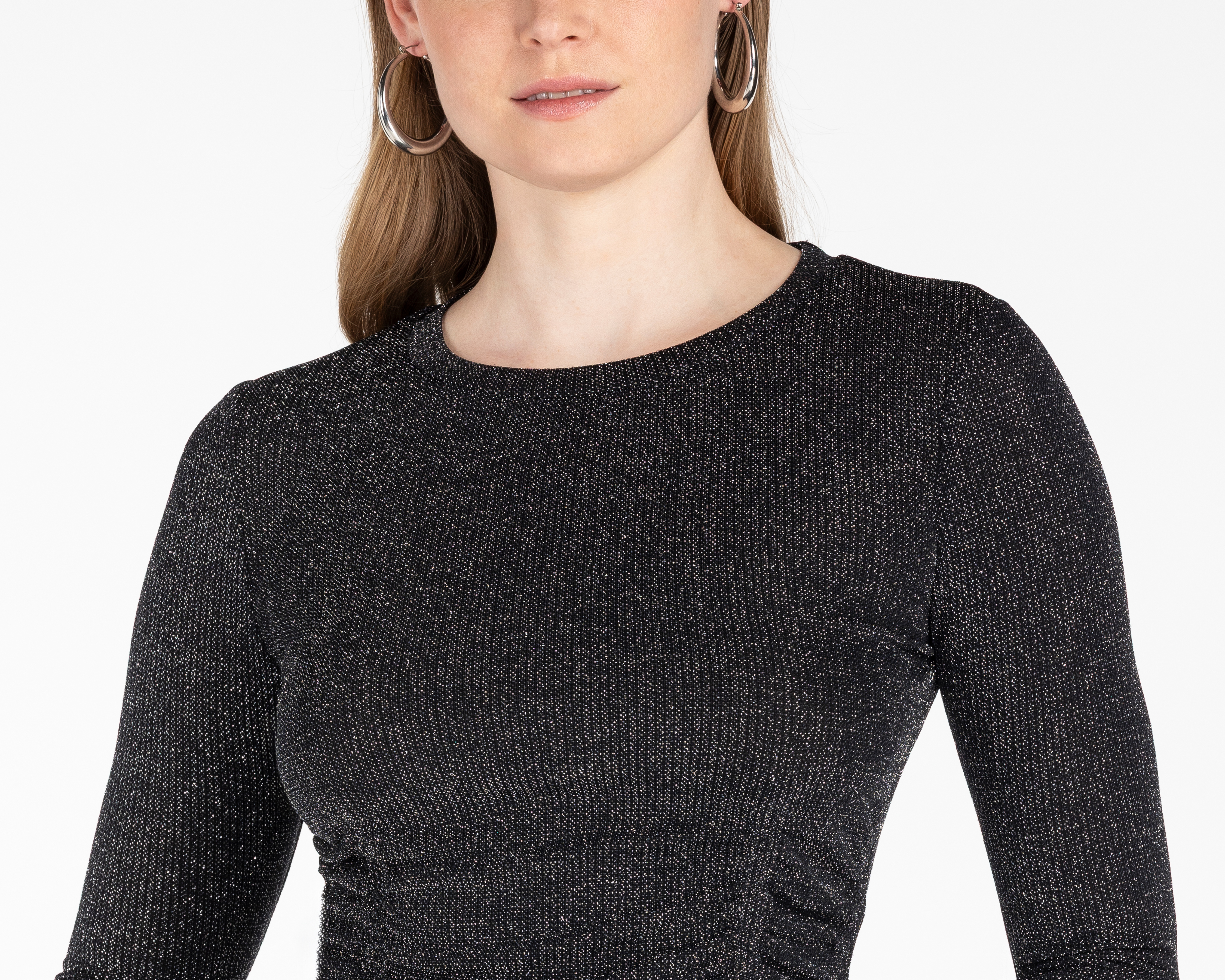 Foto 5 pulgar | Foto 4 | Blusa Jennifer Lopez con Hilo Metálico para Mujer