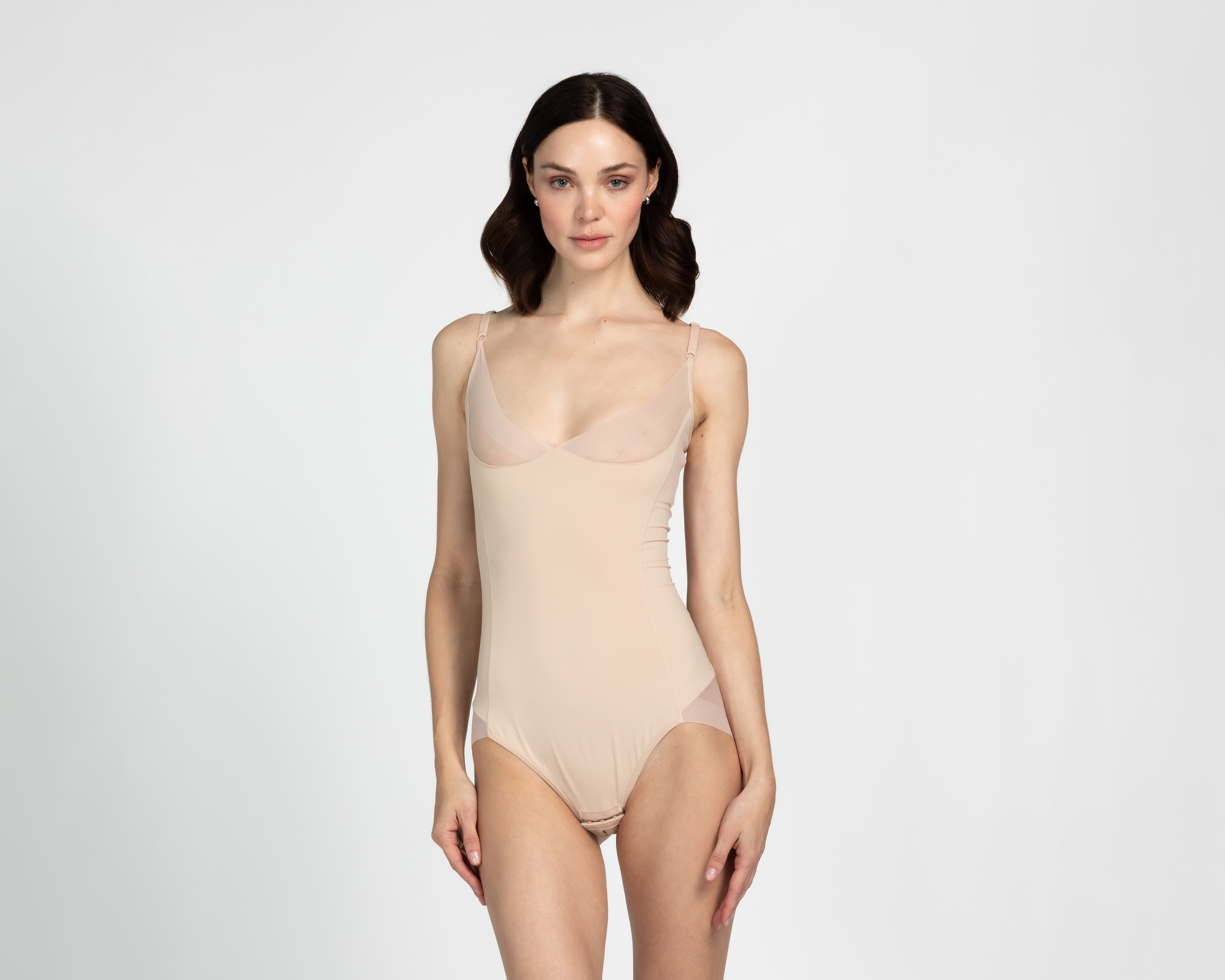 Body con Control Secrets Beige para Mujer