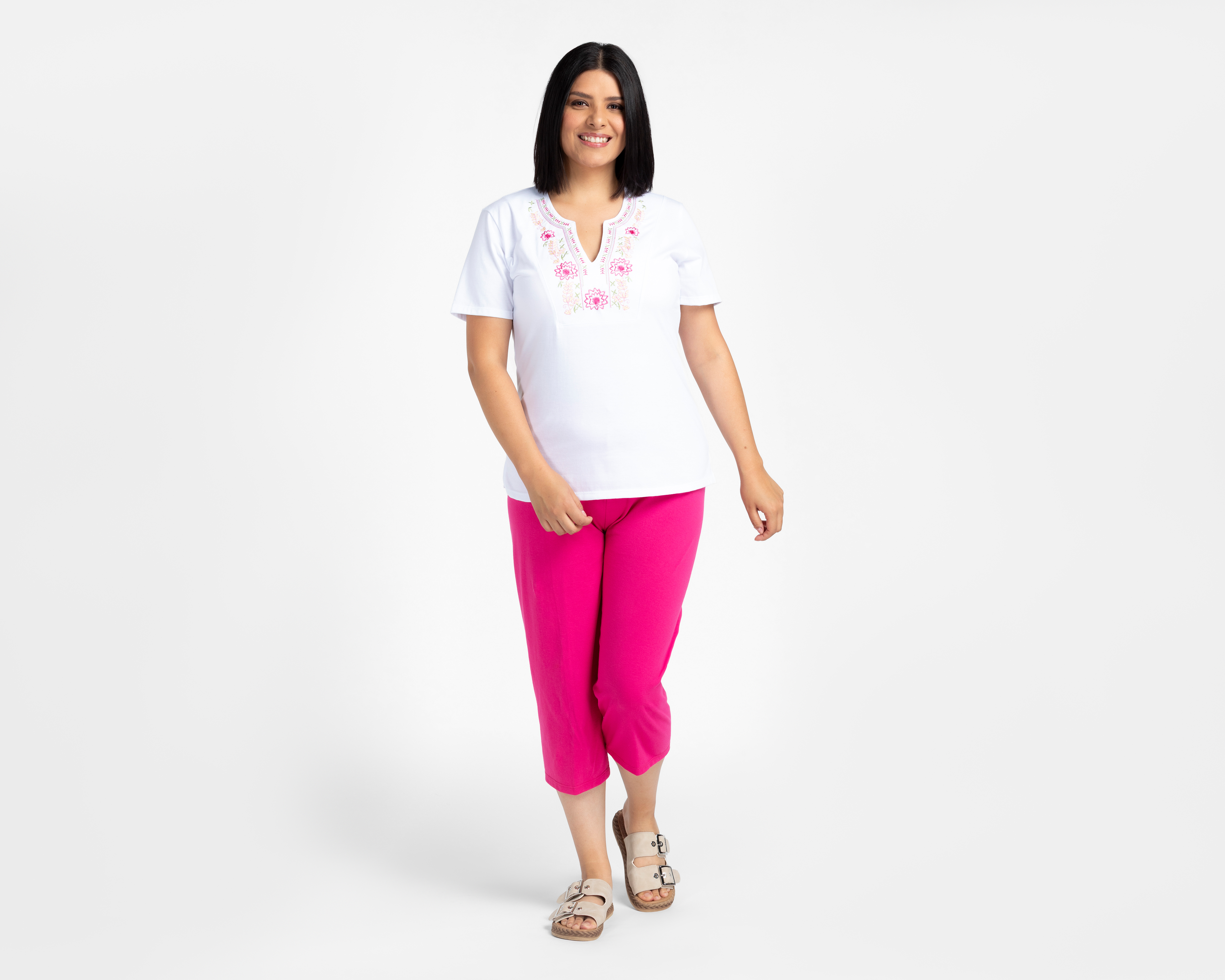 Foto 2 pulgar | Foto 1 | Blusa y Capri Lady Sun para Mujer
