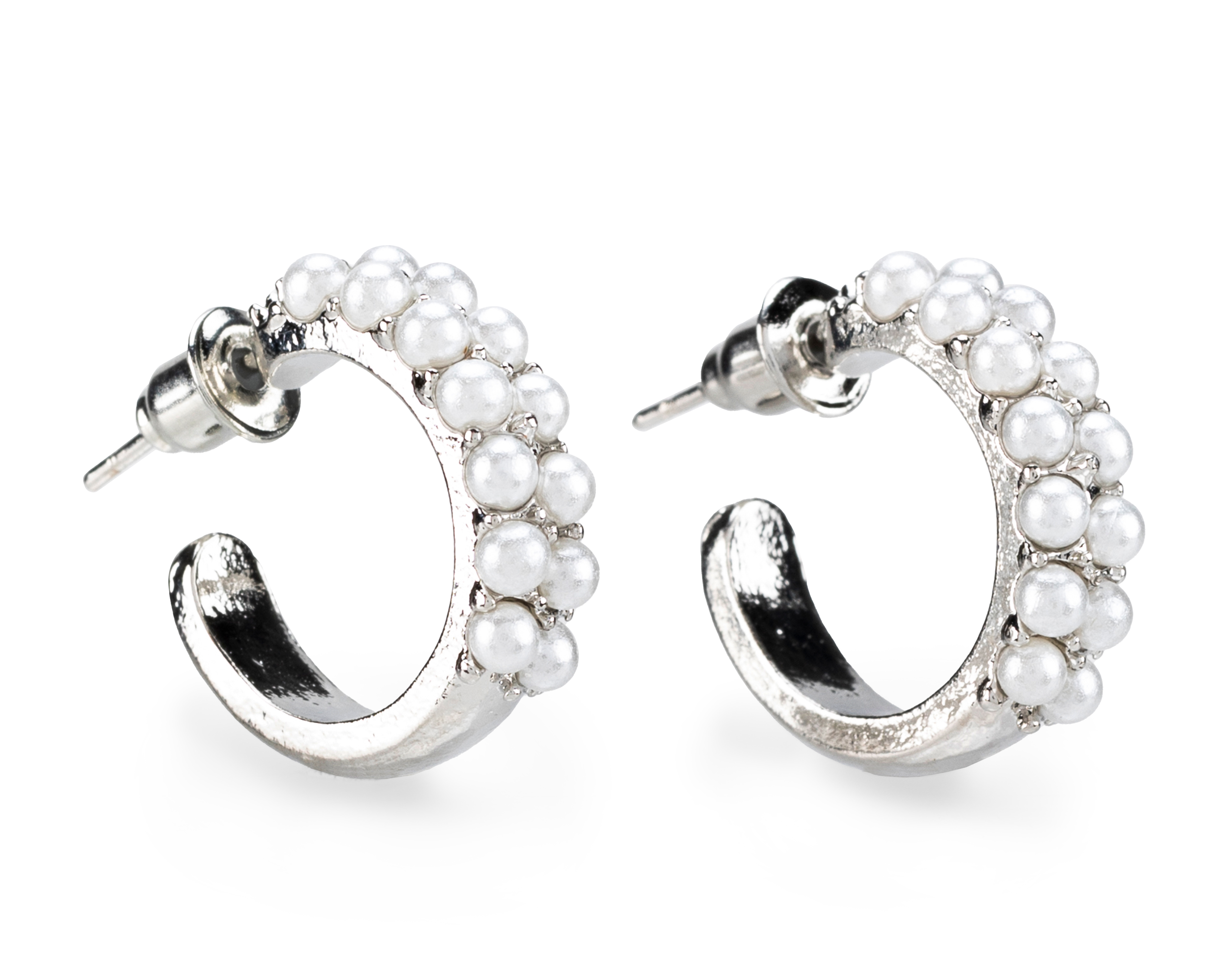 Foto 3 pulgar | Foto 2 | Arracadas Bebe Plateadas 6 Pares