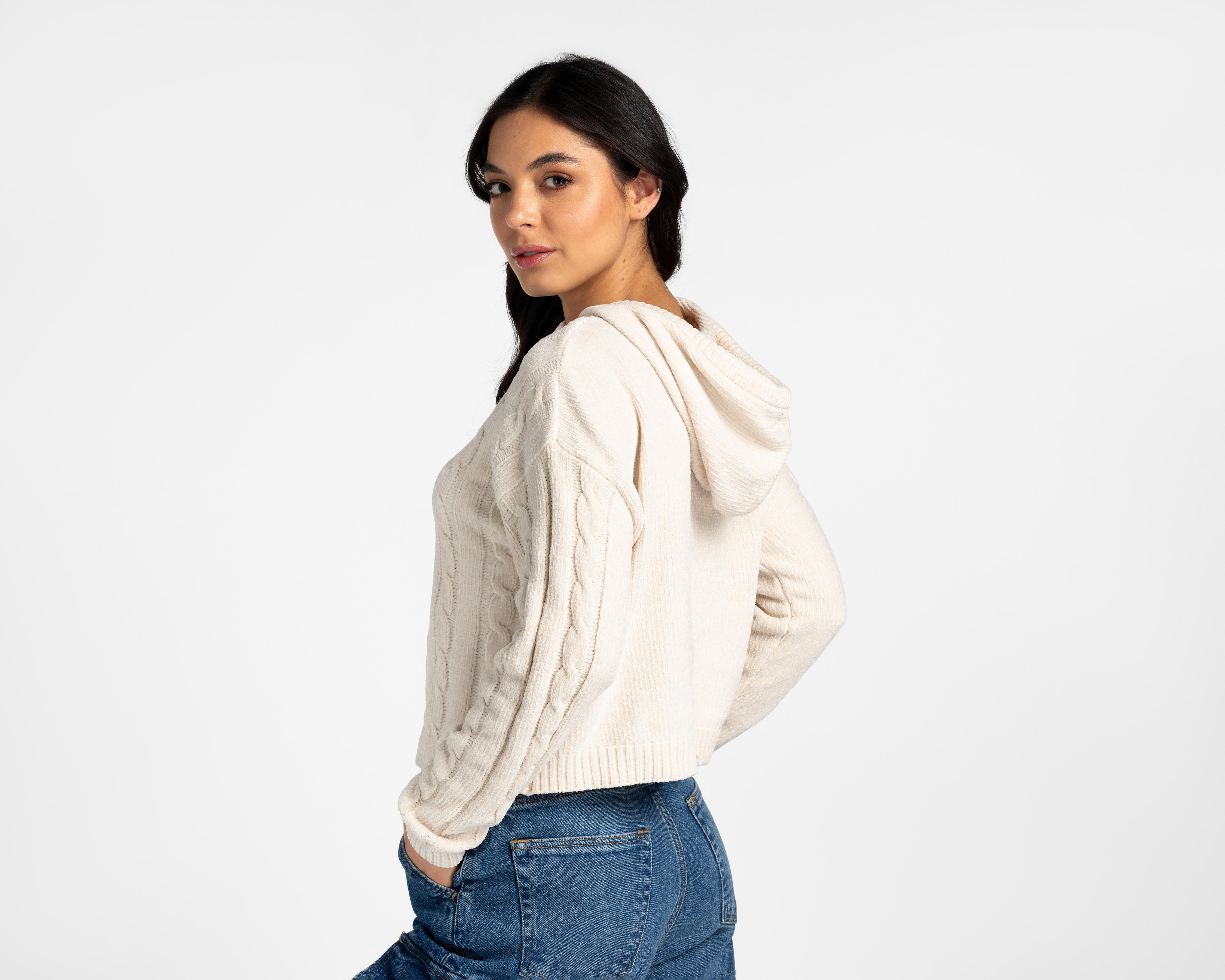 Foto 4 pulgar | Foto 3 | Sudadera con Capucha Refill para Mujer