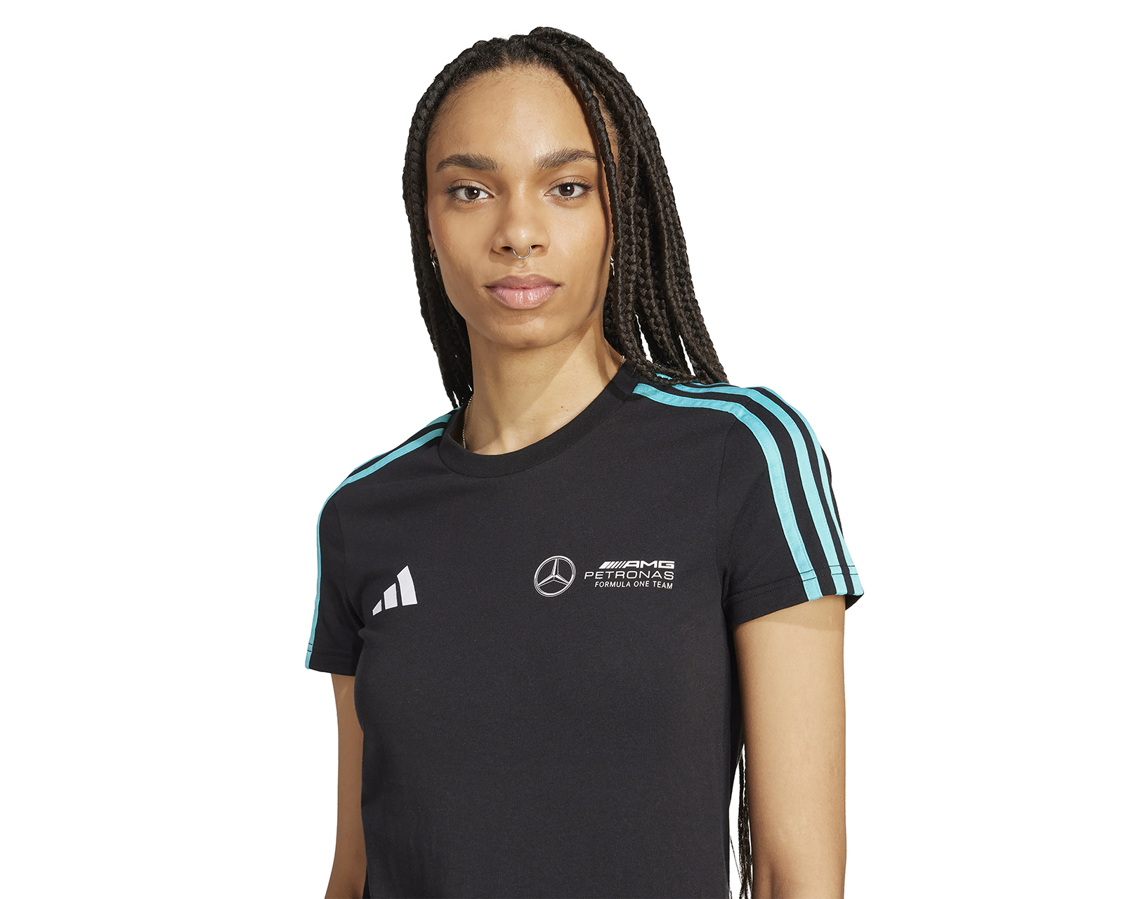 Foto 5 pulgar | Foto 4 | Playera AMG Petronas Formula One Team DNA Adidas para Mujer