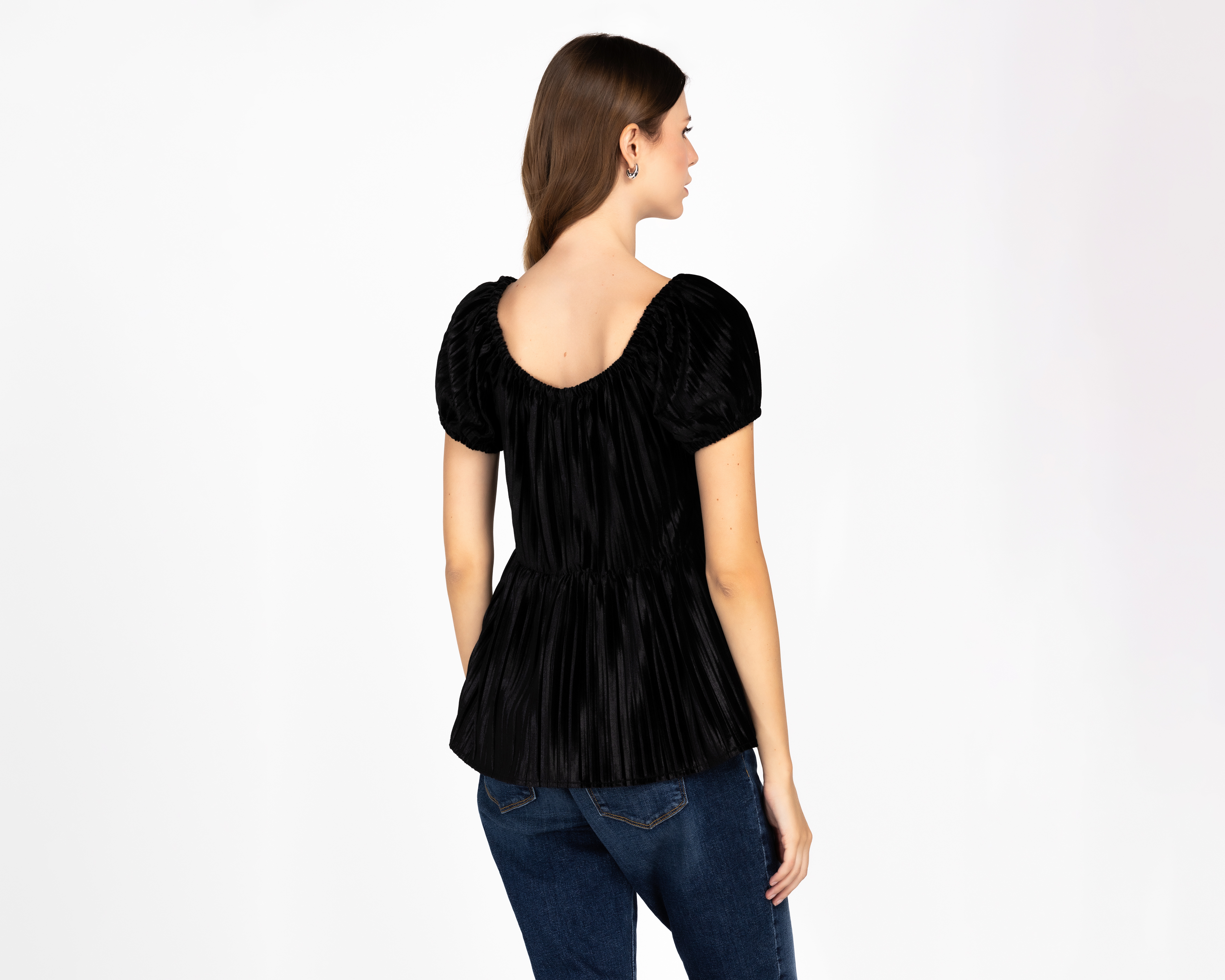 Foto 5 pulgar | Foto 3 | Blusa Sahara Negra para Mujer