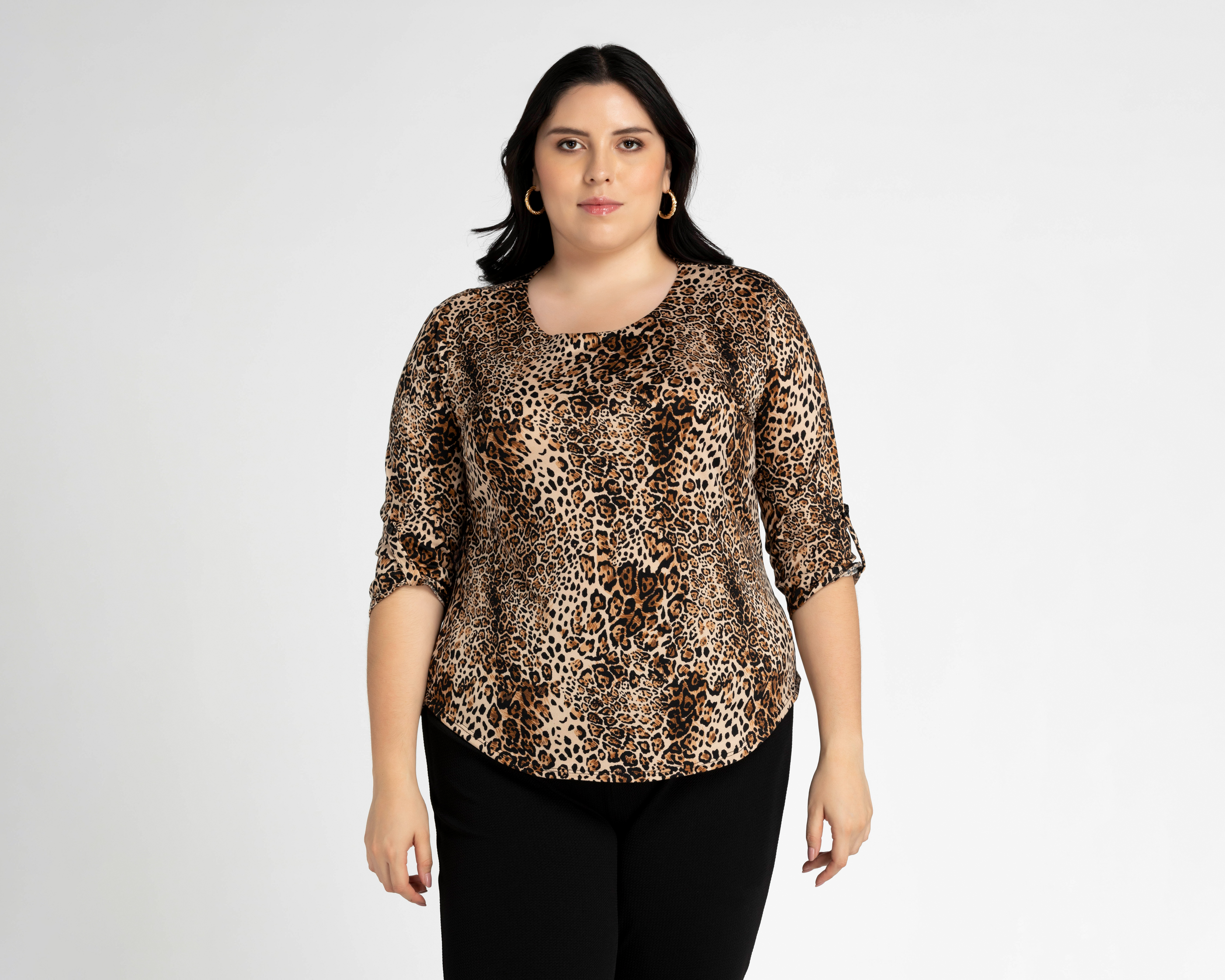 Foto 3 pulgar | Foto 2 | Blusa con Pantalón Lady Sun con Animal Print