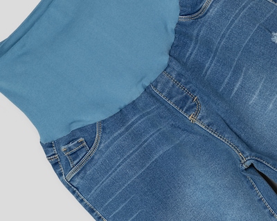 Foto 3 | Foto 3 | Pantalón de Maternidad Azul Mamá Bella