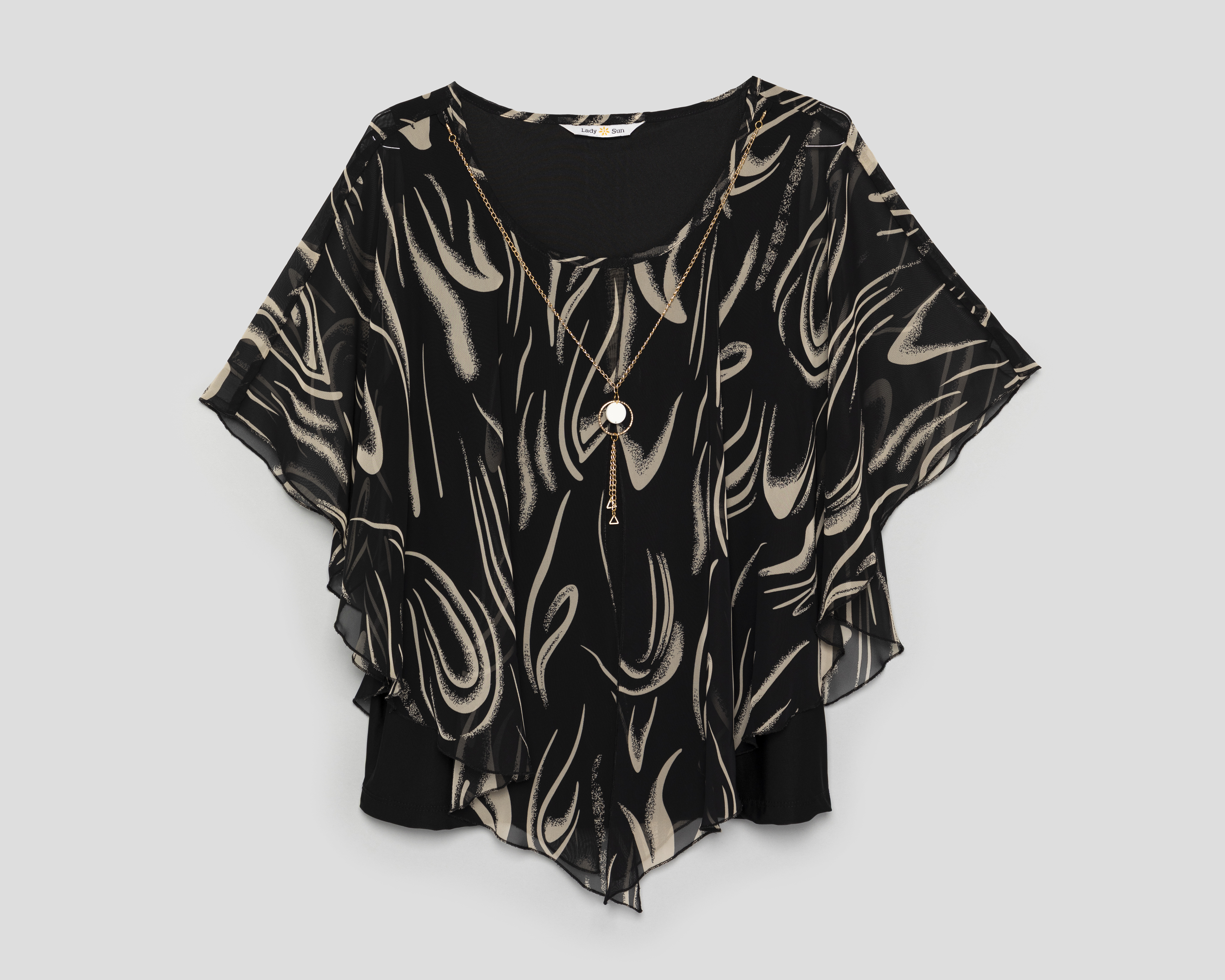 Foto 1 | Foto 1 | Blusa con Collar Lady Sun para Mujer