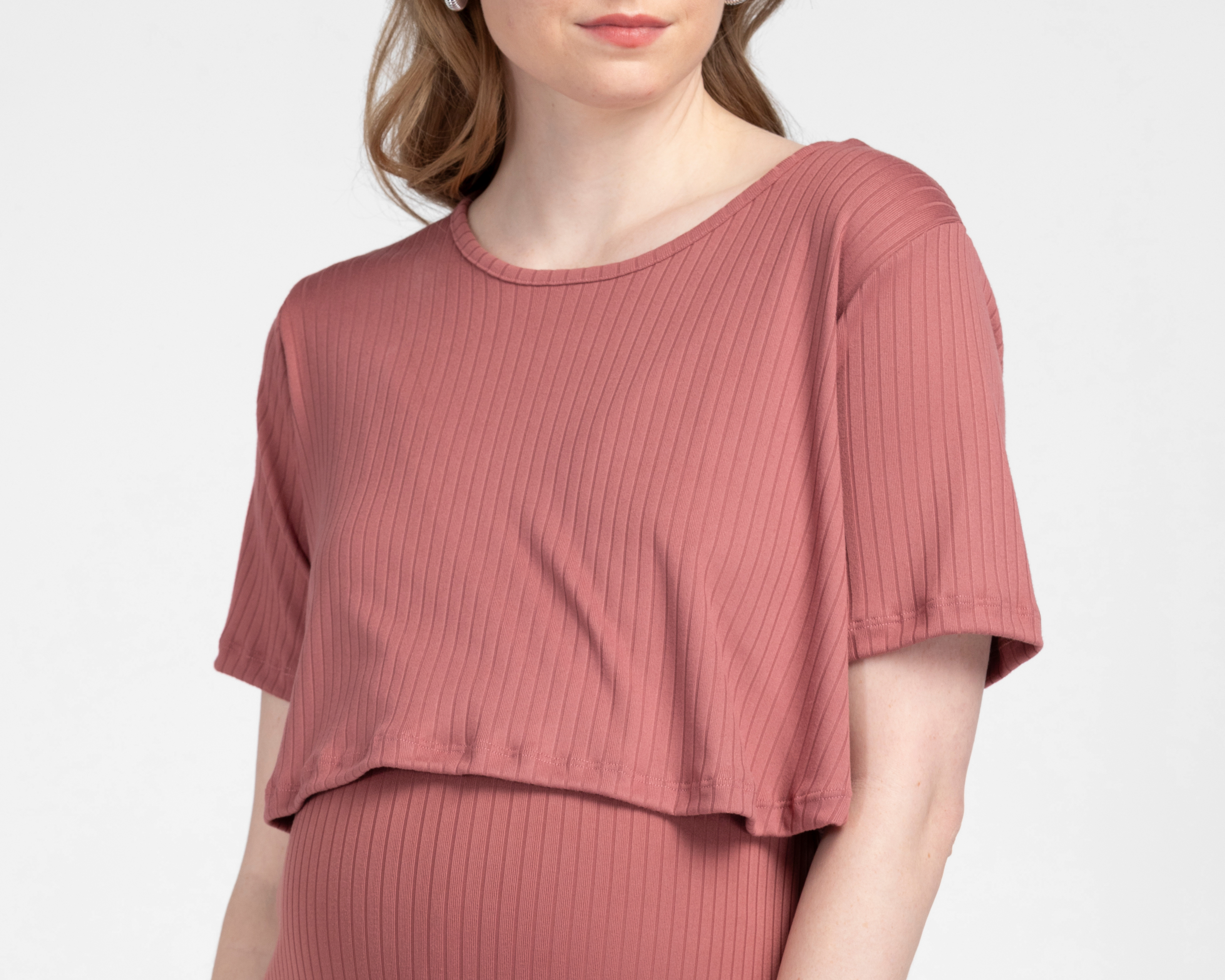 Foto 5 pulgar | Foto 4 | Vestido de Maternidad con Blusa Mamá Bella