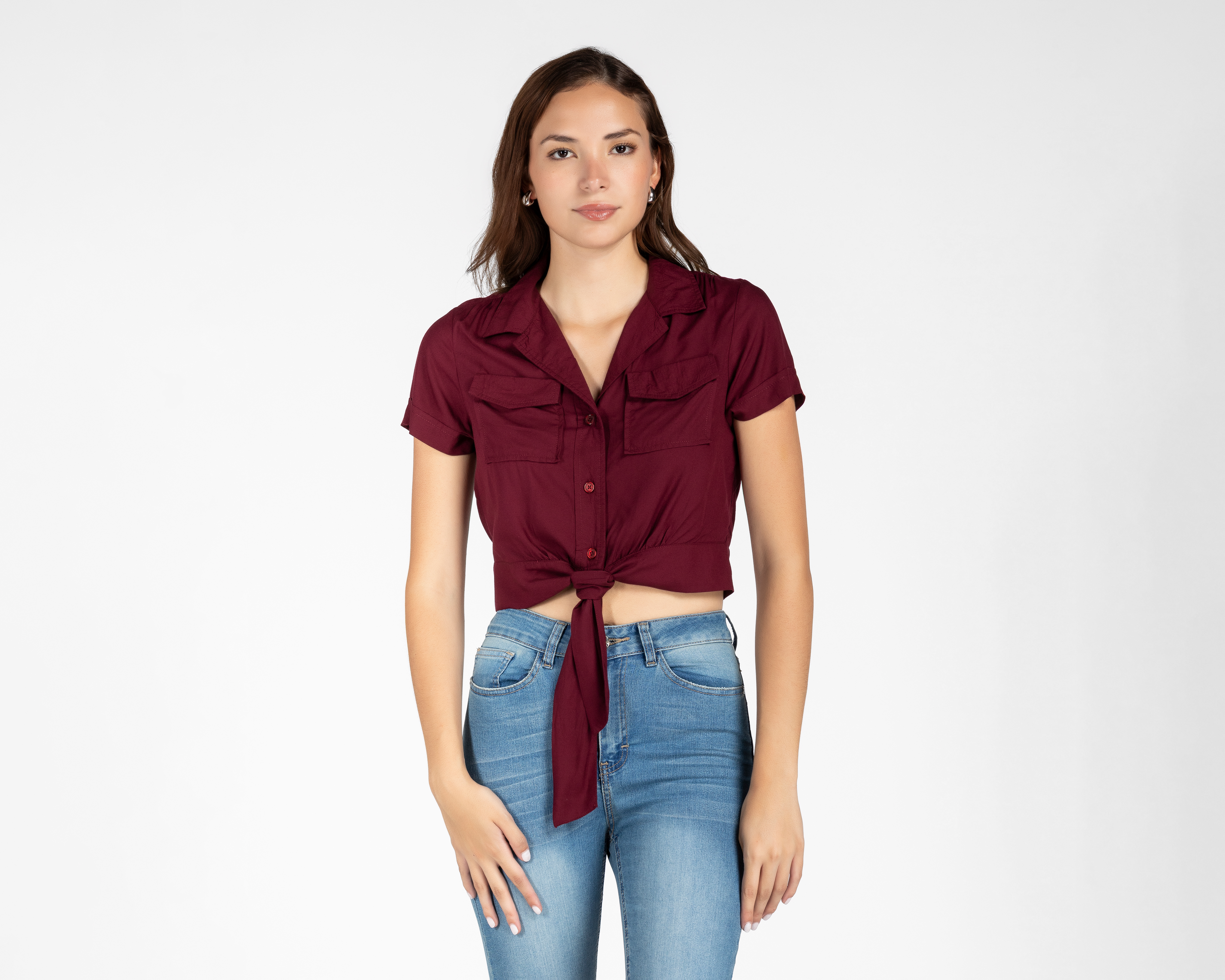 Blusa Manga Corta Jennifer Lopez para Mujer