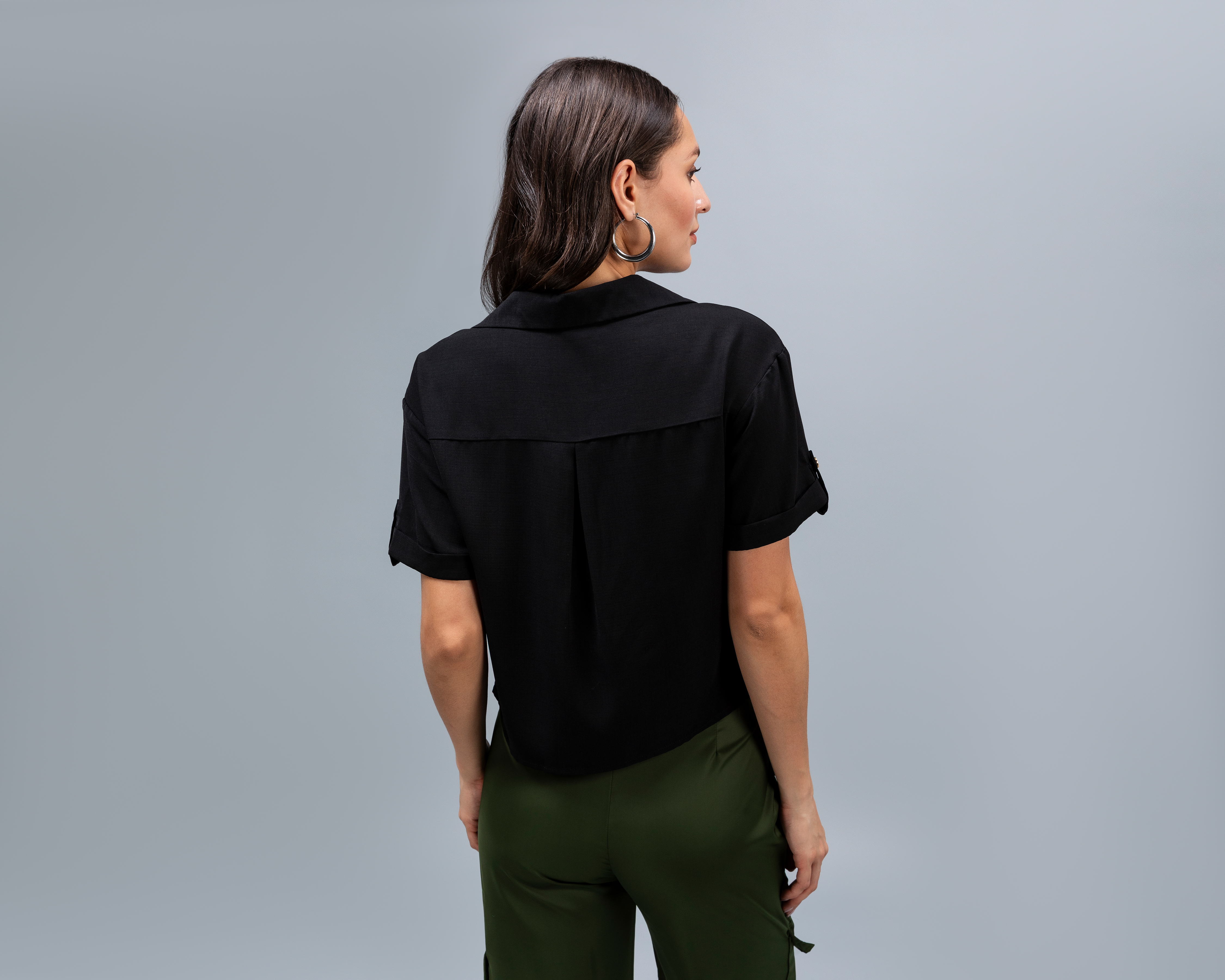 Foto 4 pulgar | Foto 3 | Camisa Manga Corta Jennifer Lopez Juvenil