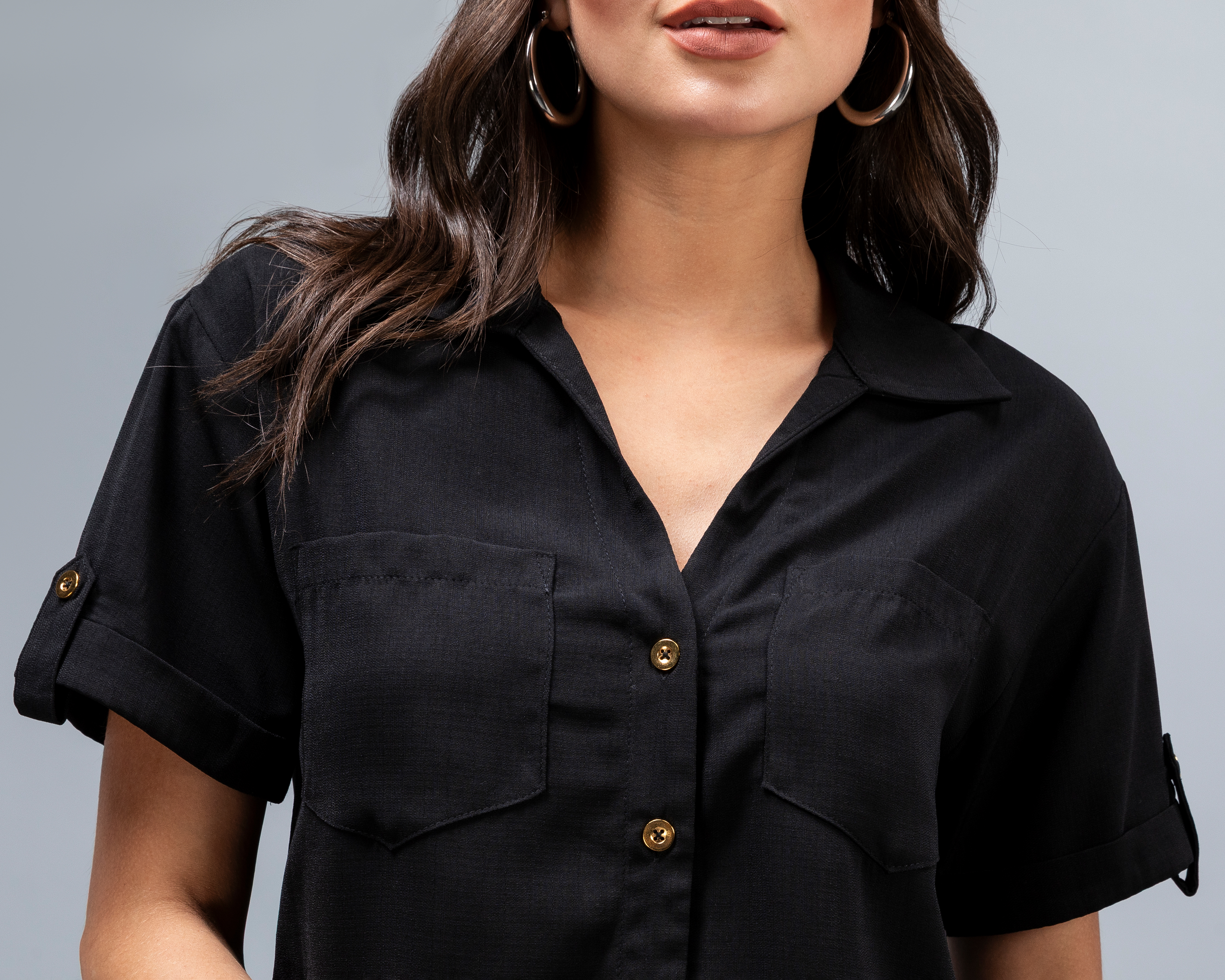 Foto 5 pulgar | Foto 4 | Camisa Manga Corta Jennifer Lopez Juvenil