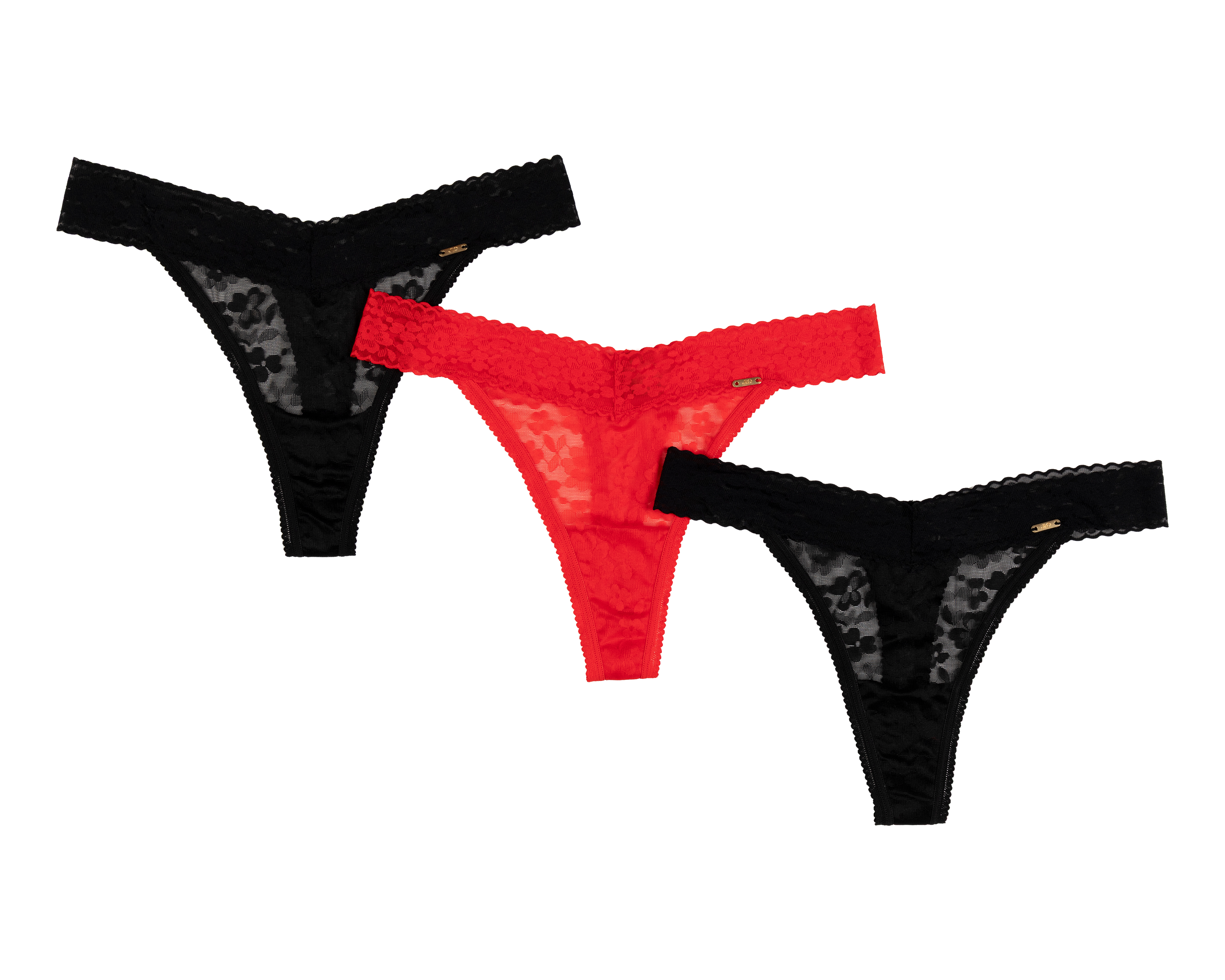 Tanga de Encaje Jennifer Lopez para Mujer 3 Piezas