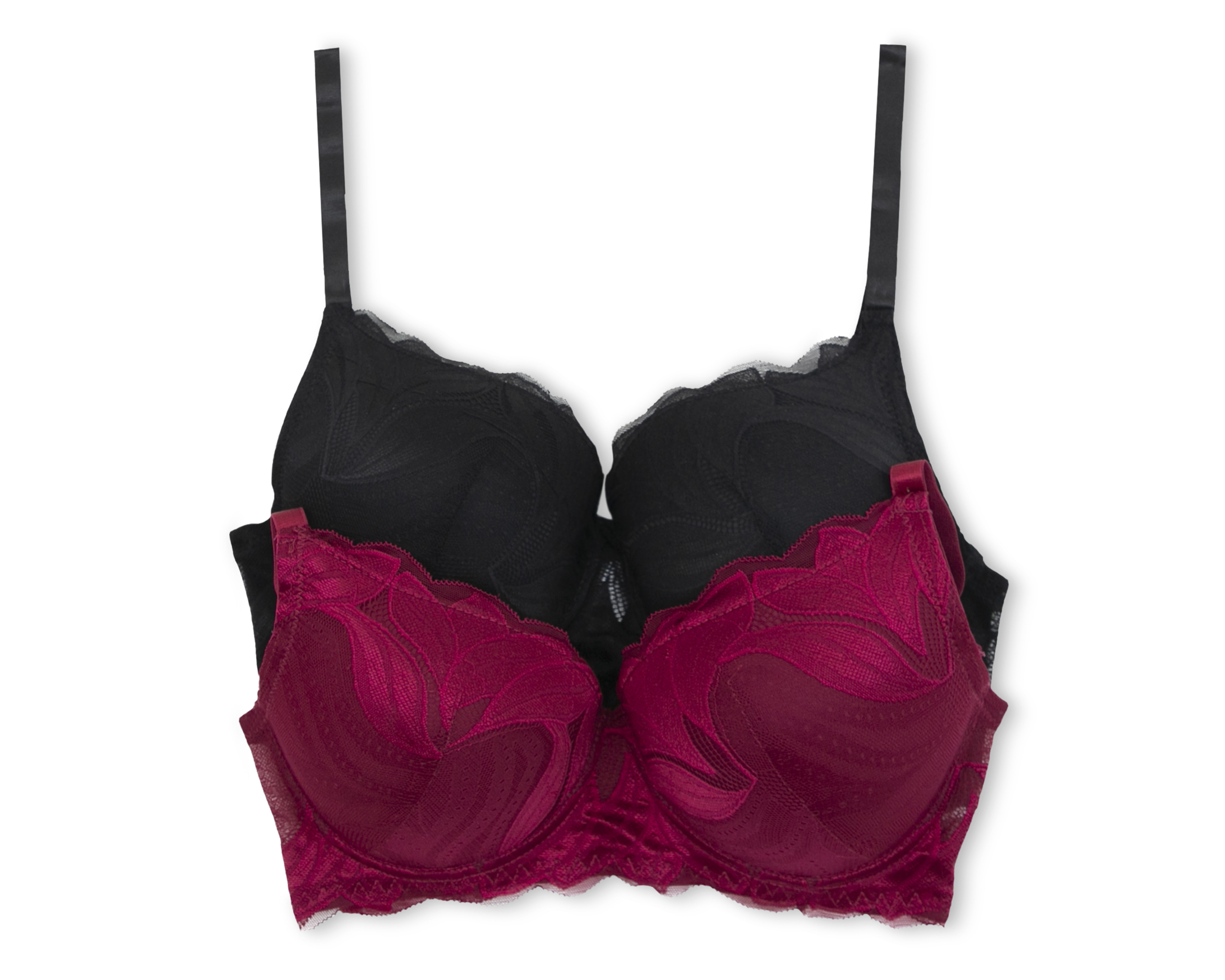 Brasier con Encaje Beauty Secret Copa Completa 2 Piezas